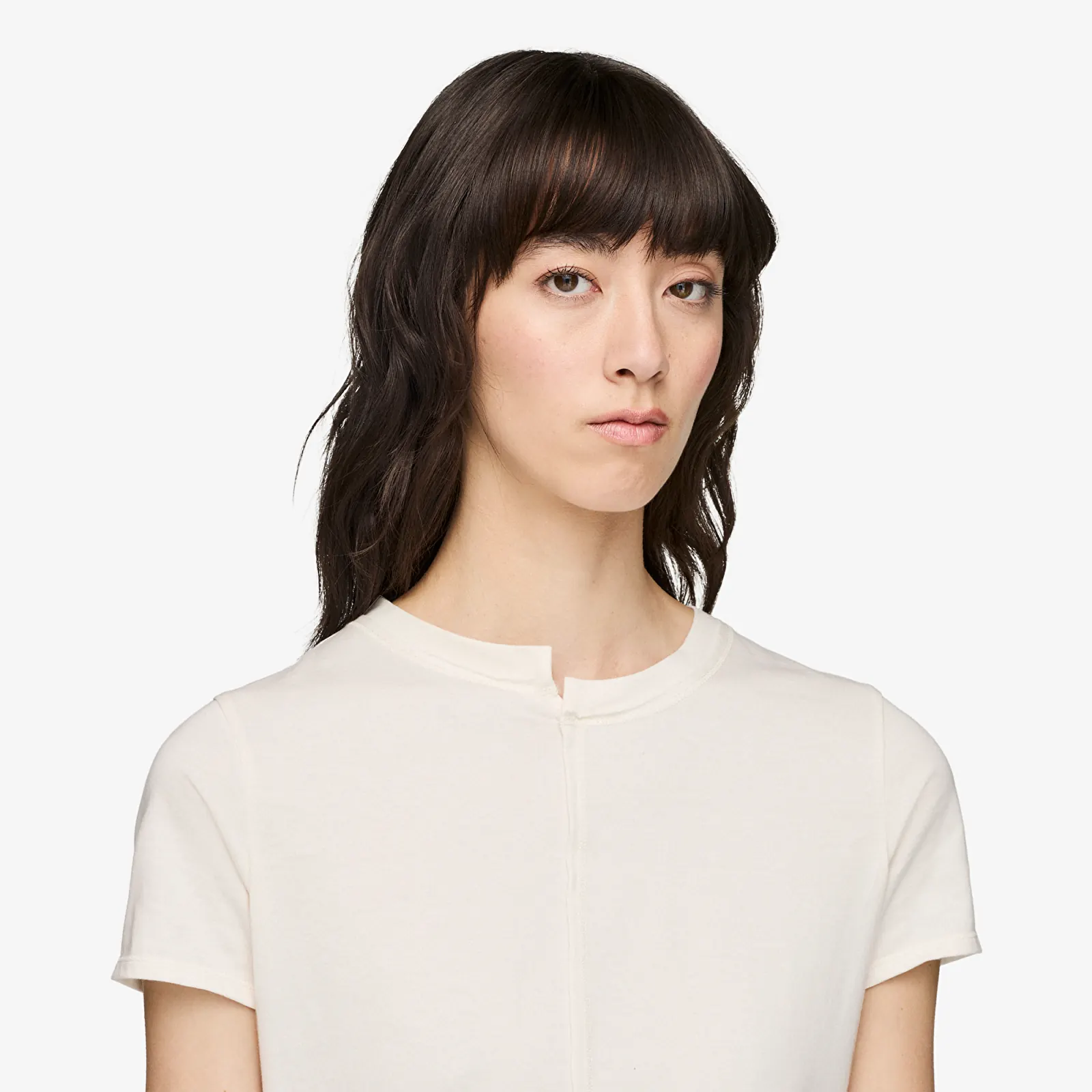 T-shirts  Y-3 Fitted Short Sleeve Tee Chalk White