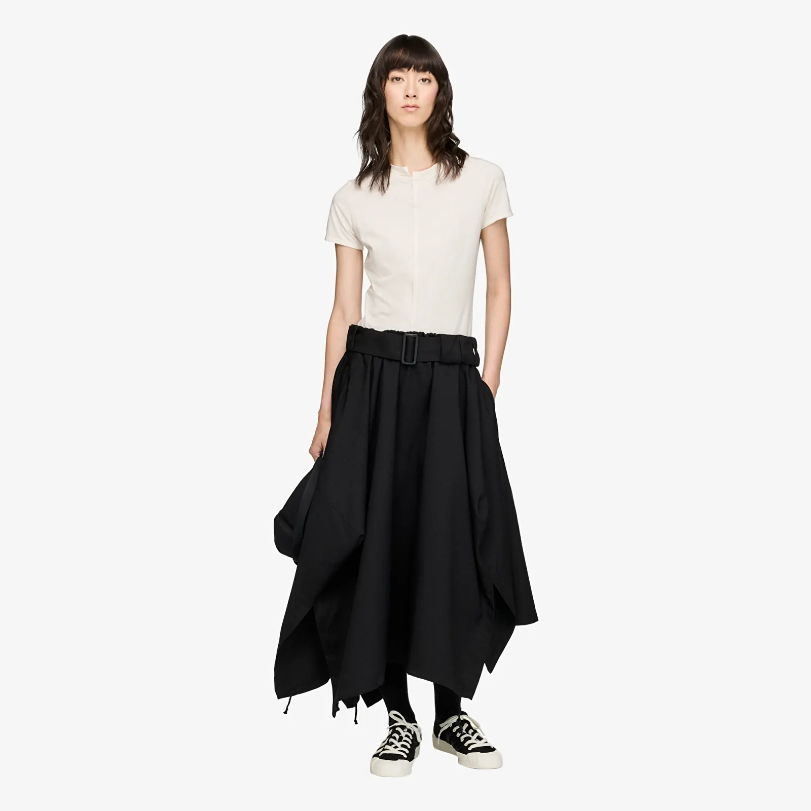 T-shirts  Y-3 Fitted Short Sleeve Tee Chalk White