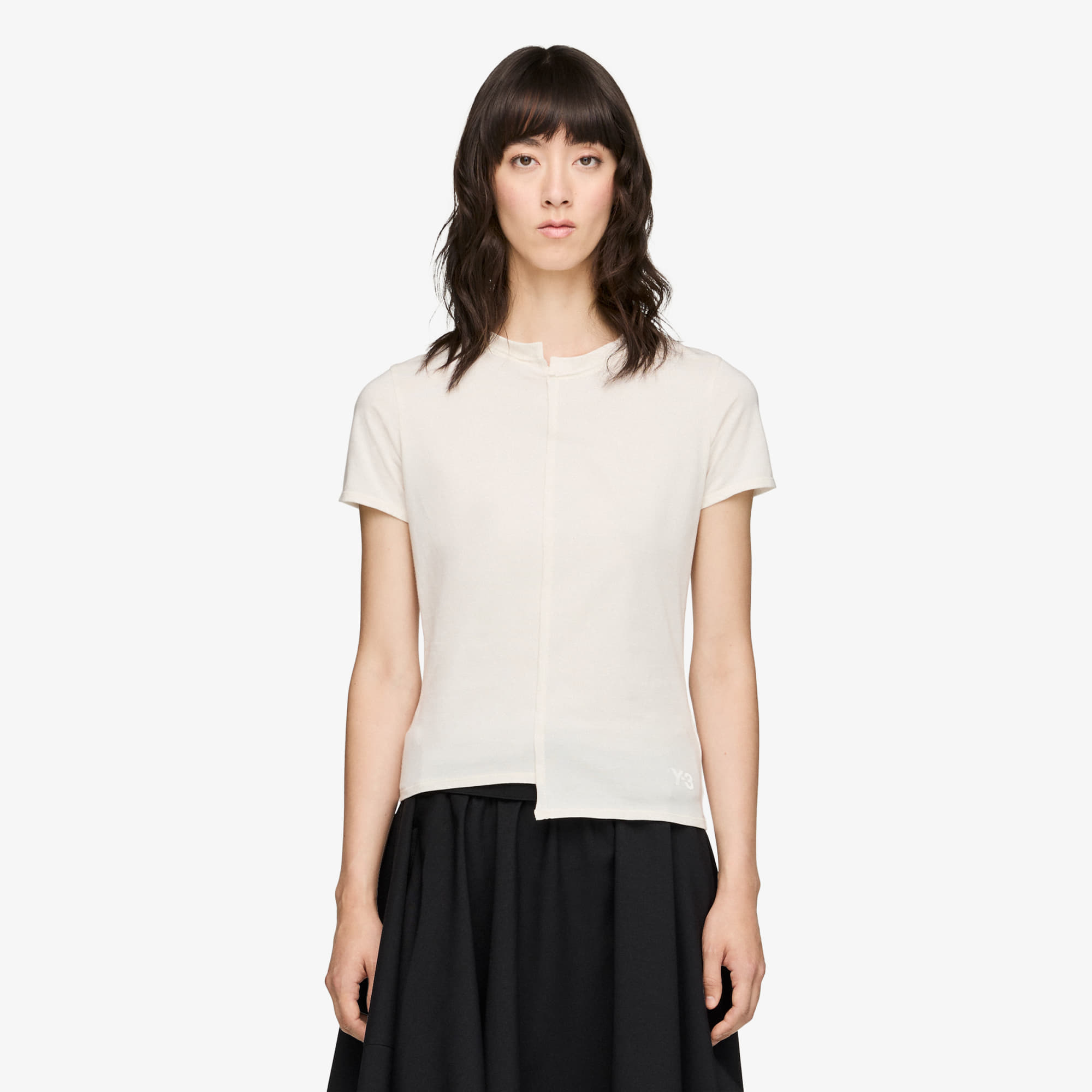 T-shirt Y-3 Fitted Short Sleeve Tee Chalk White XS