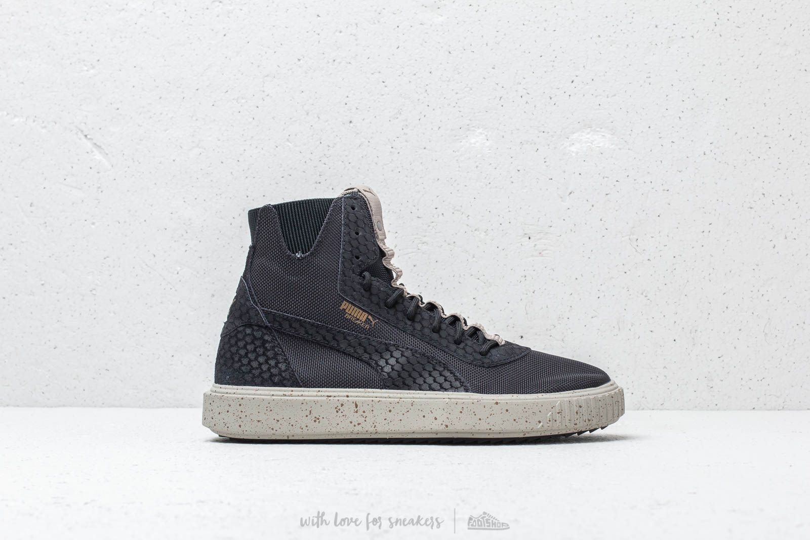 Men s shoes Puma Breaker Hi Blocked Puma Black Elephant Skin Footshop