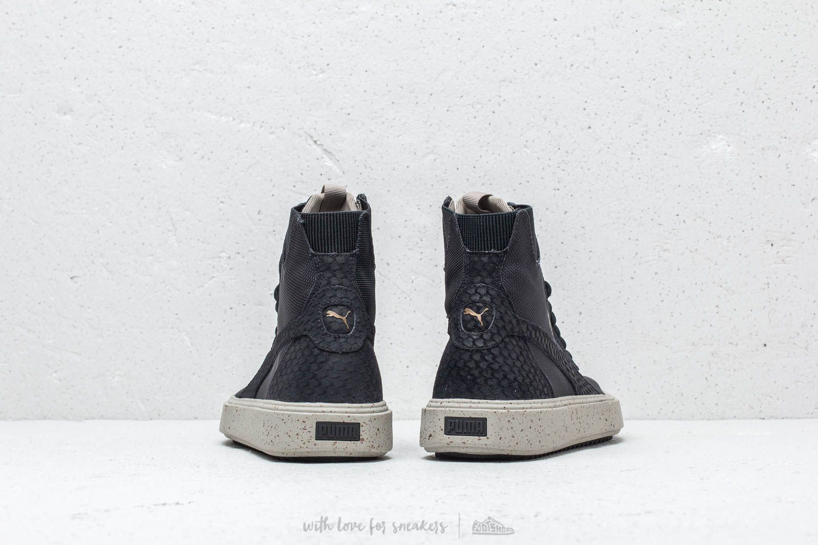 Men s shoes Puma Breaker Hi Blocked Puma Black Elephant Skin Footshop