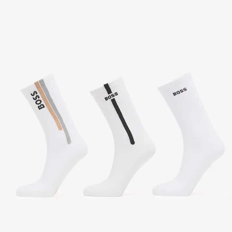 Чорапи Hugo Boss Men-H-3P Qs Rib Line Cc Multicolor