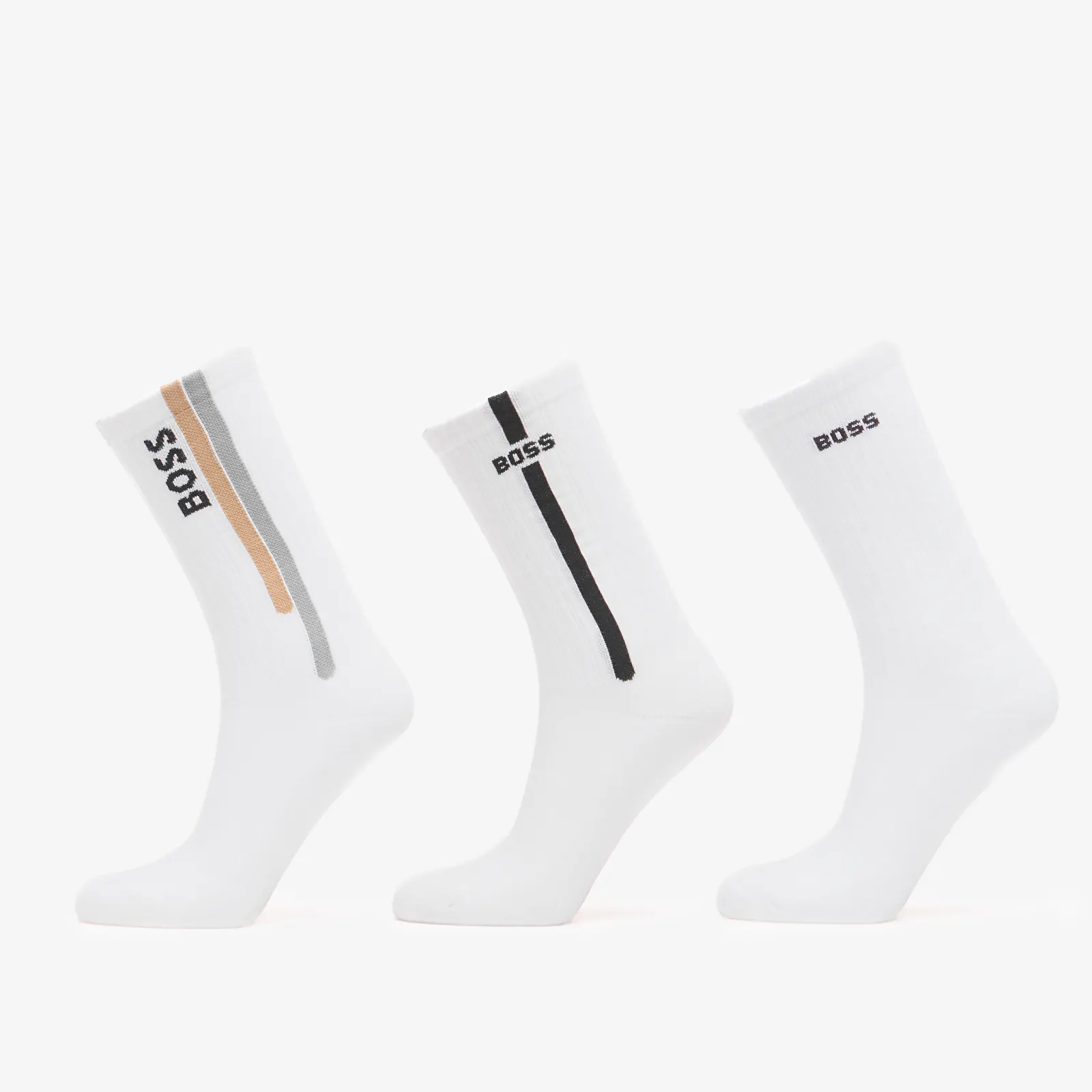 Pánské ponožky Hugo Boss Men-H-3P Qs Rib Line Cc Multicolor