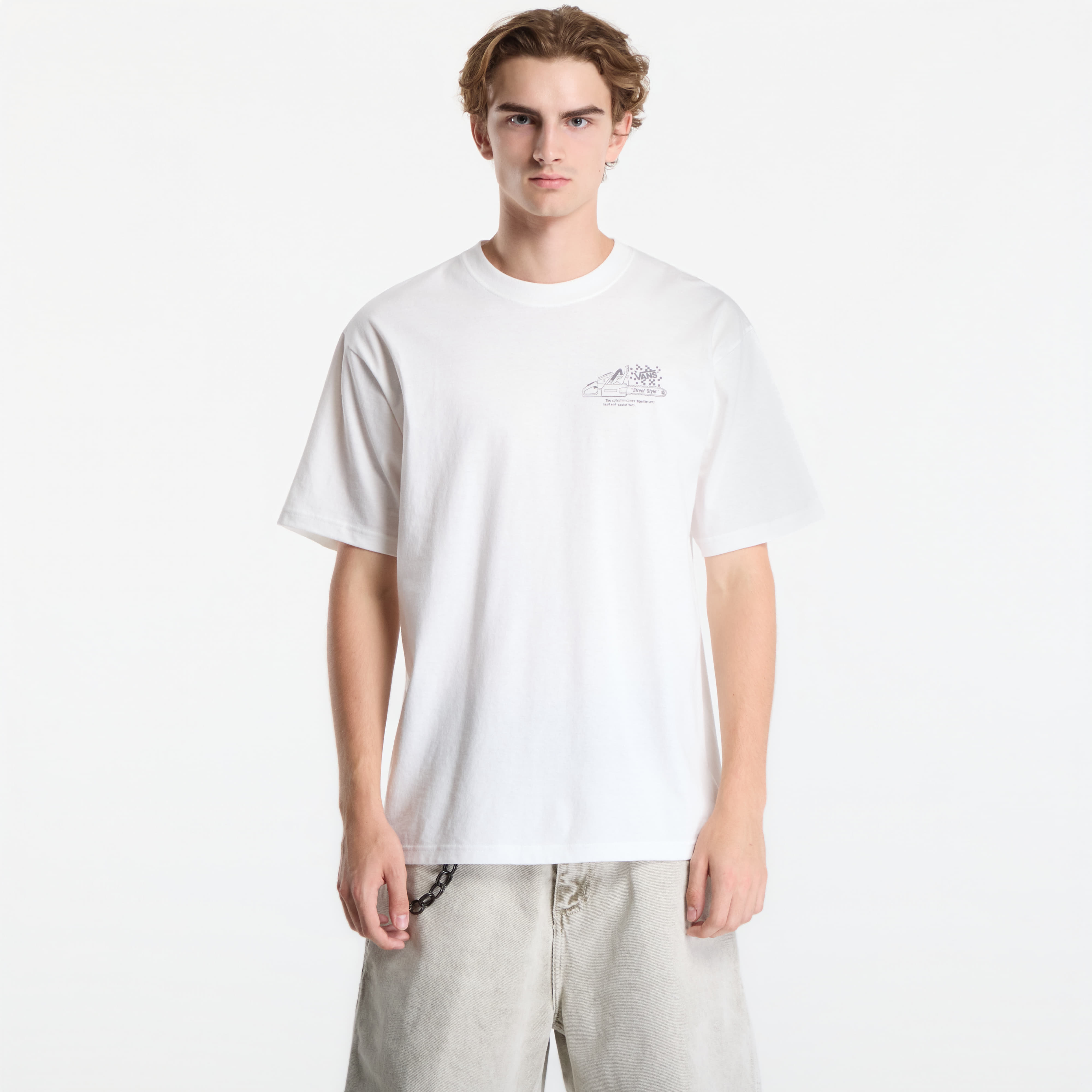 Tricou Vans Dirt Trip SS Tee White XL