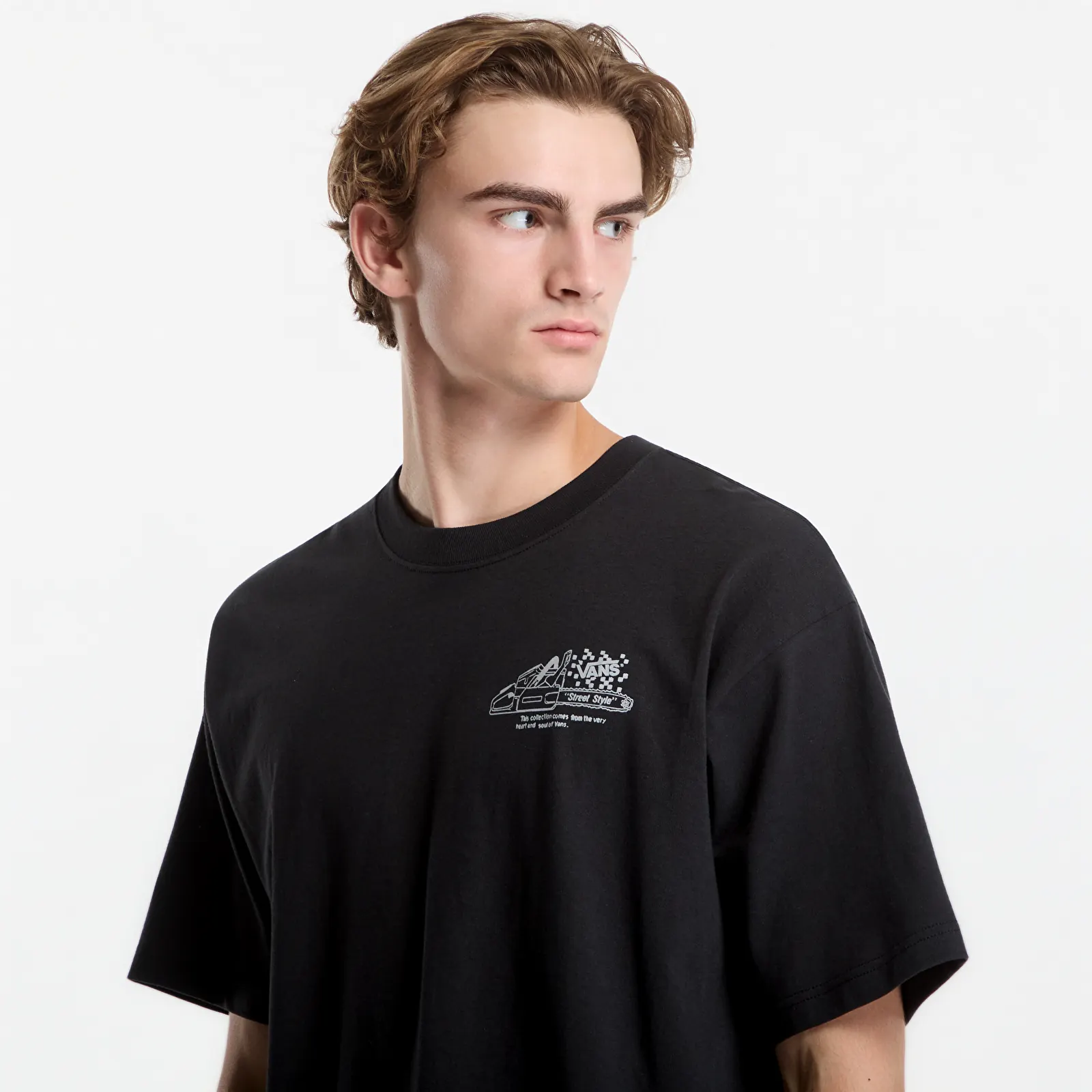 Magliette da uomo Vans Dirt Trip SS Tee Black