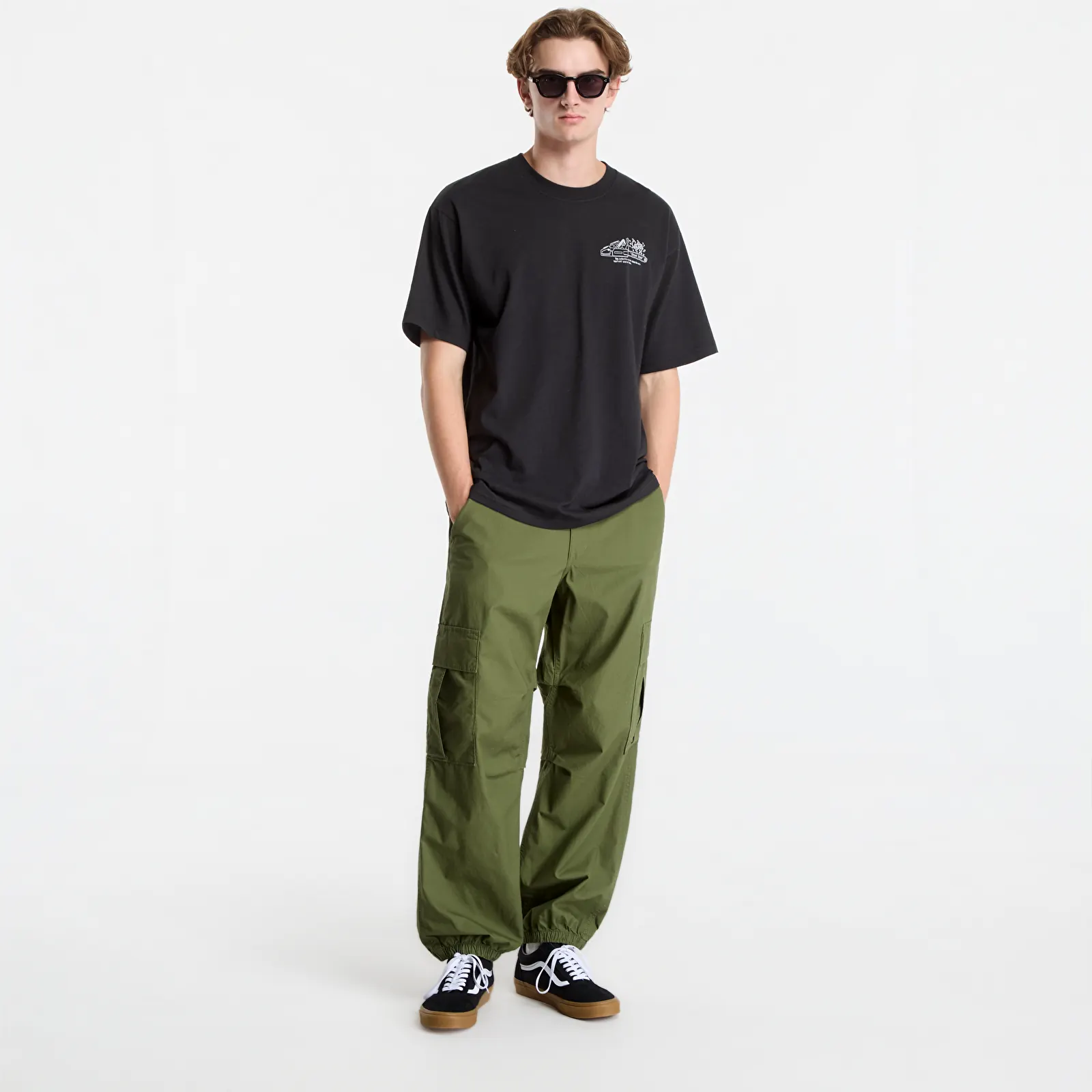 Magliette da uomo Vans Dirt Trip SS Tee Black