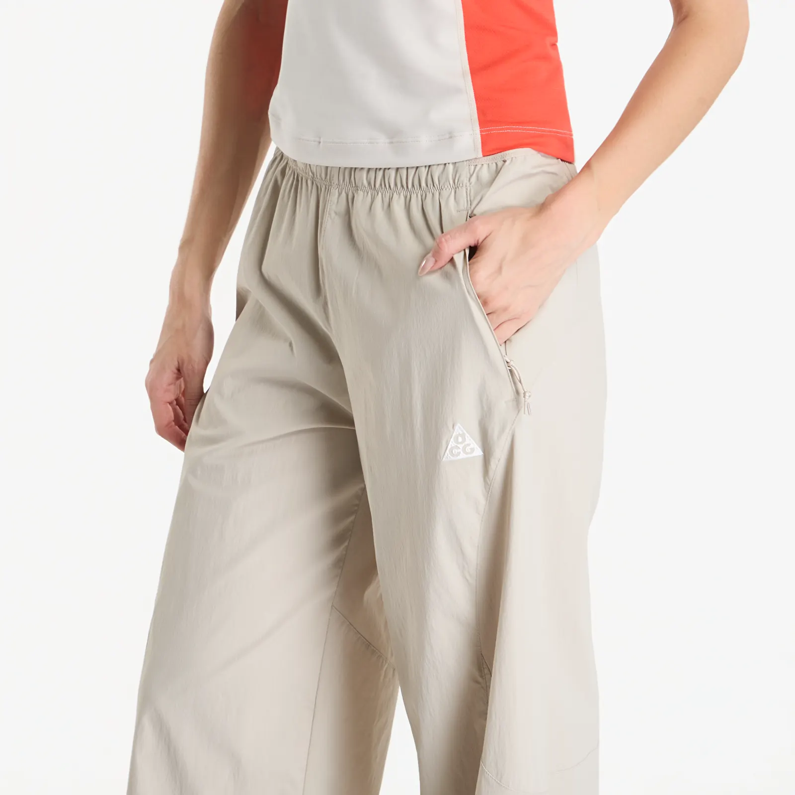 Women's trousers Nike ACG "High Stakes" Women's Loose Fit Hiking Pants Cream Ii/ Summit White