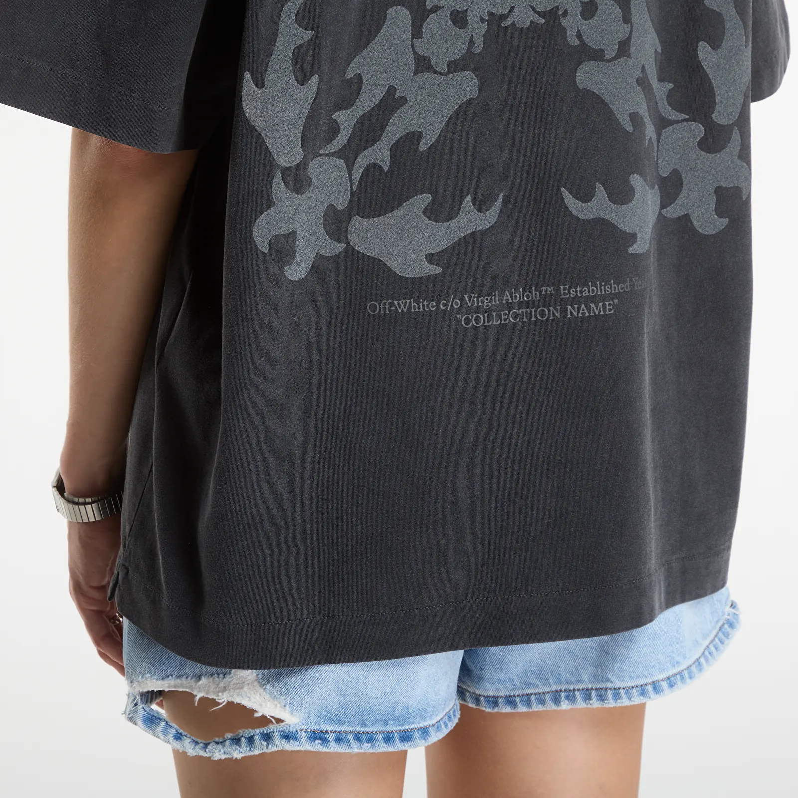 T-shirts Off-White Rugs Arrow Skate S/S Tee UNISEX Vintage Black