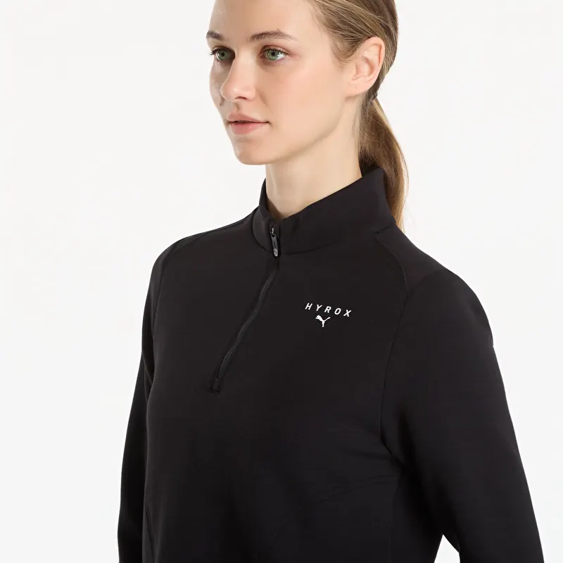 Puma W Puma X Hyrox Cloudspun 1/4 Zip Puma Black | Footshop