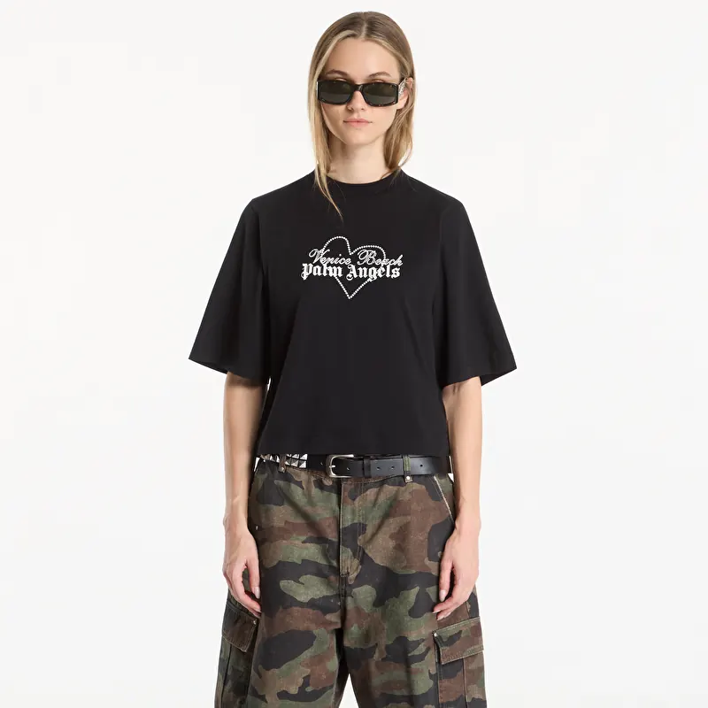Majica Palm Angels Venice Love Boxy Tee Black/ Off White