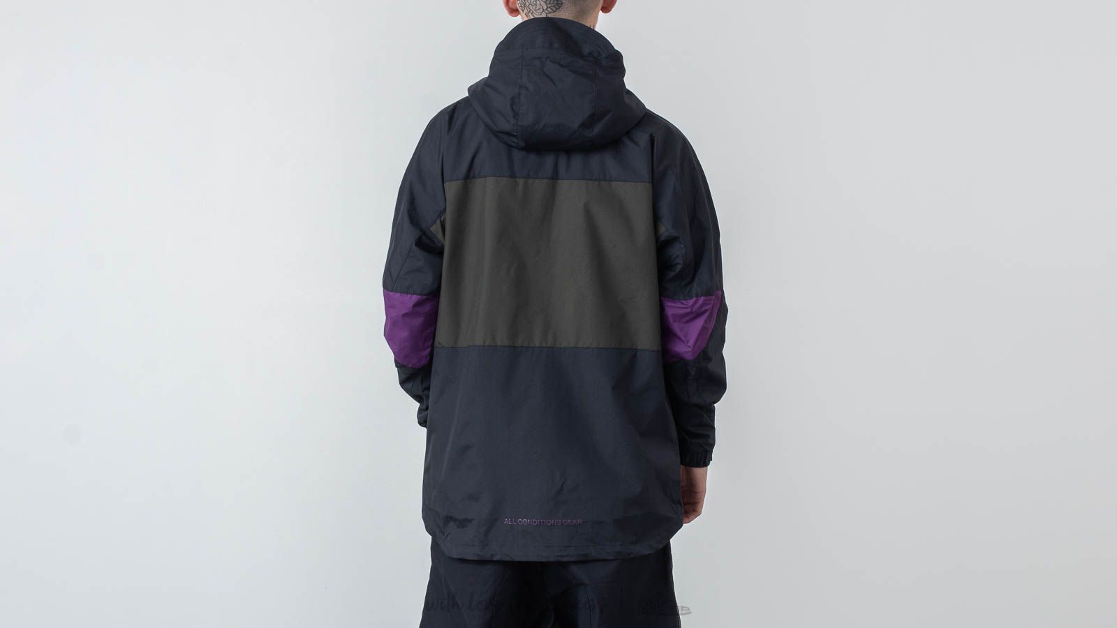 Nike acg anorak black top sequoia