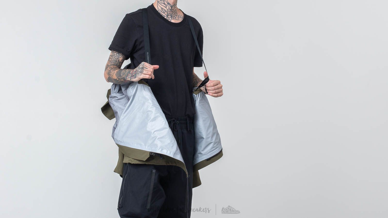 Jakker Nike ACG Gore-Tex® Coat Olive Canvas/ Volt Glow