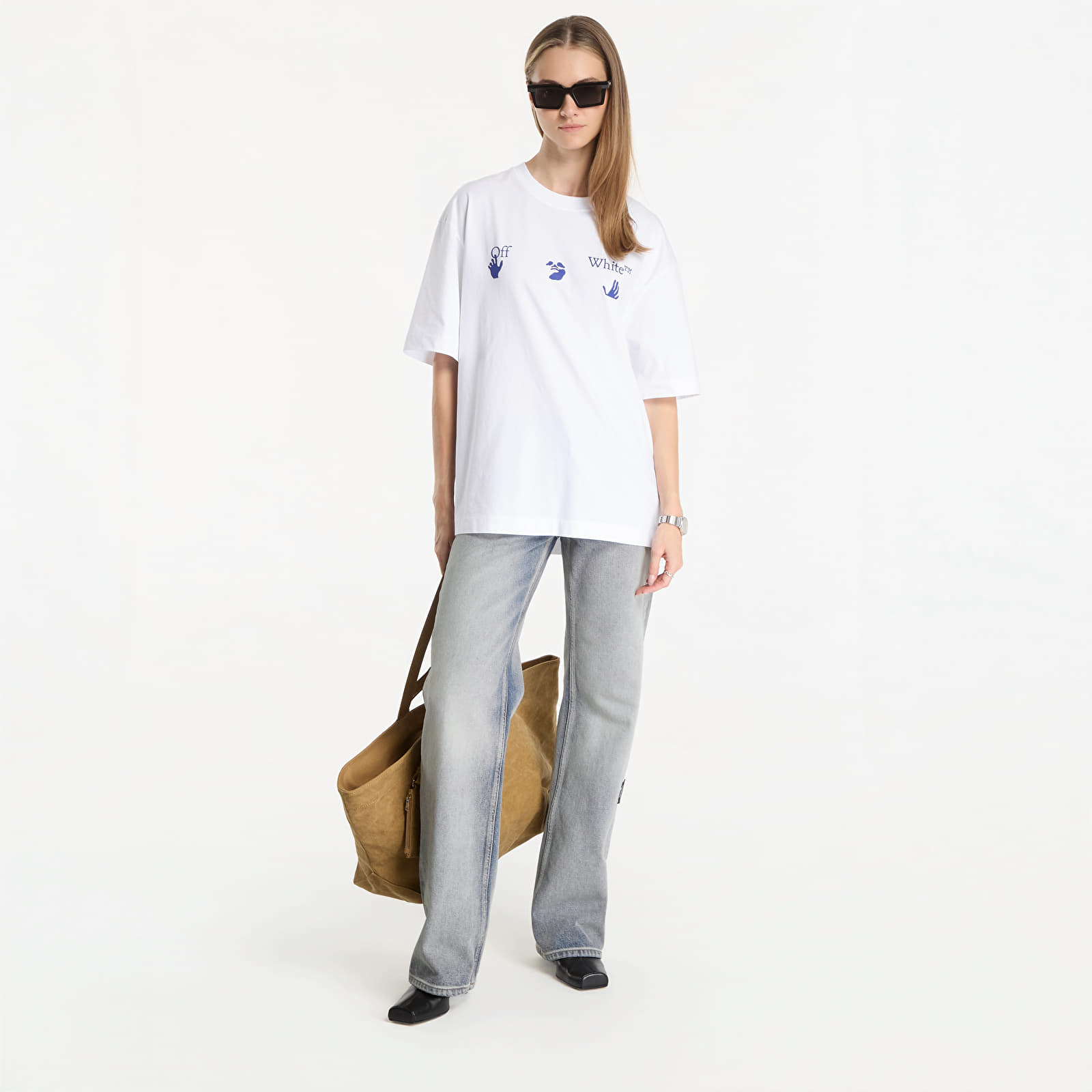 Koszulki Off-White Bacco Arrow Skate S/S Tee UNISEX White