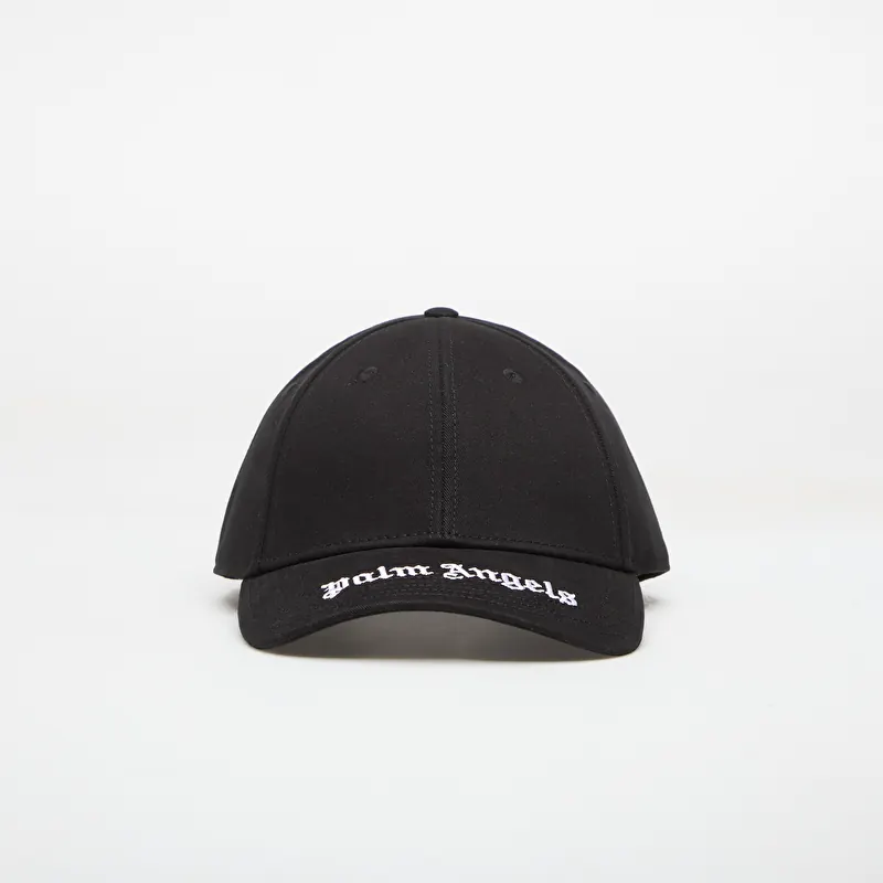 Palm Angels Curved Logo Visor Cap Black/ Off White