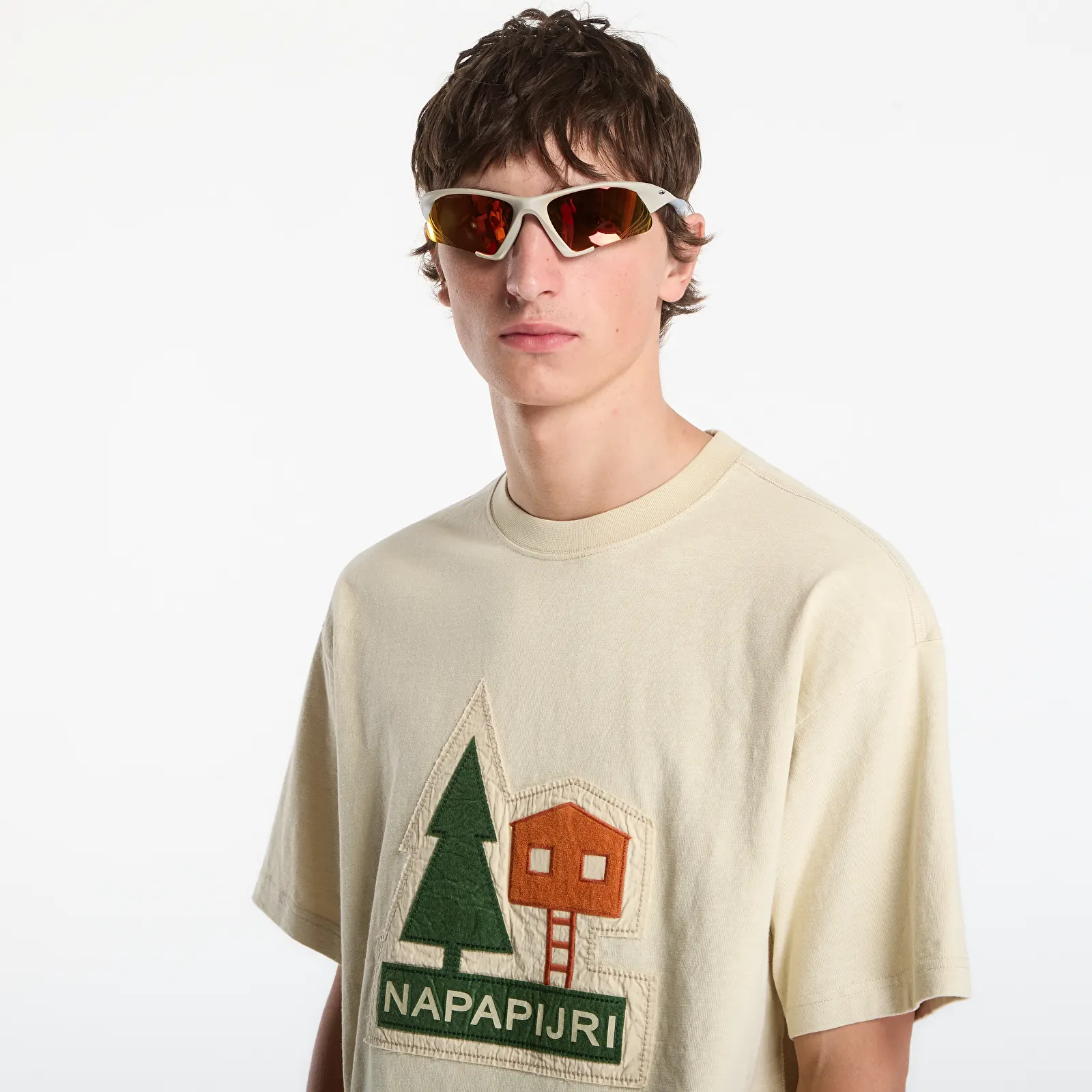 T-shirts Napapijri S-Trahus T-Shirt Putty