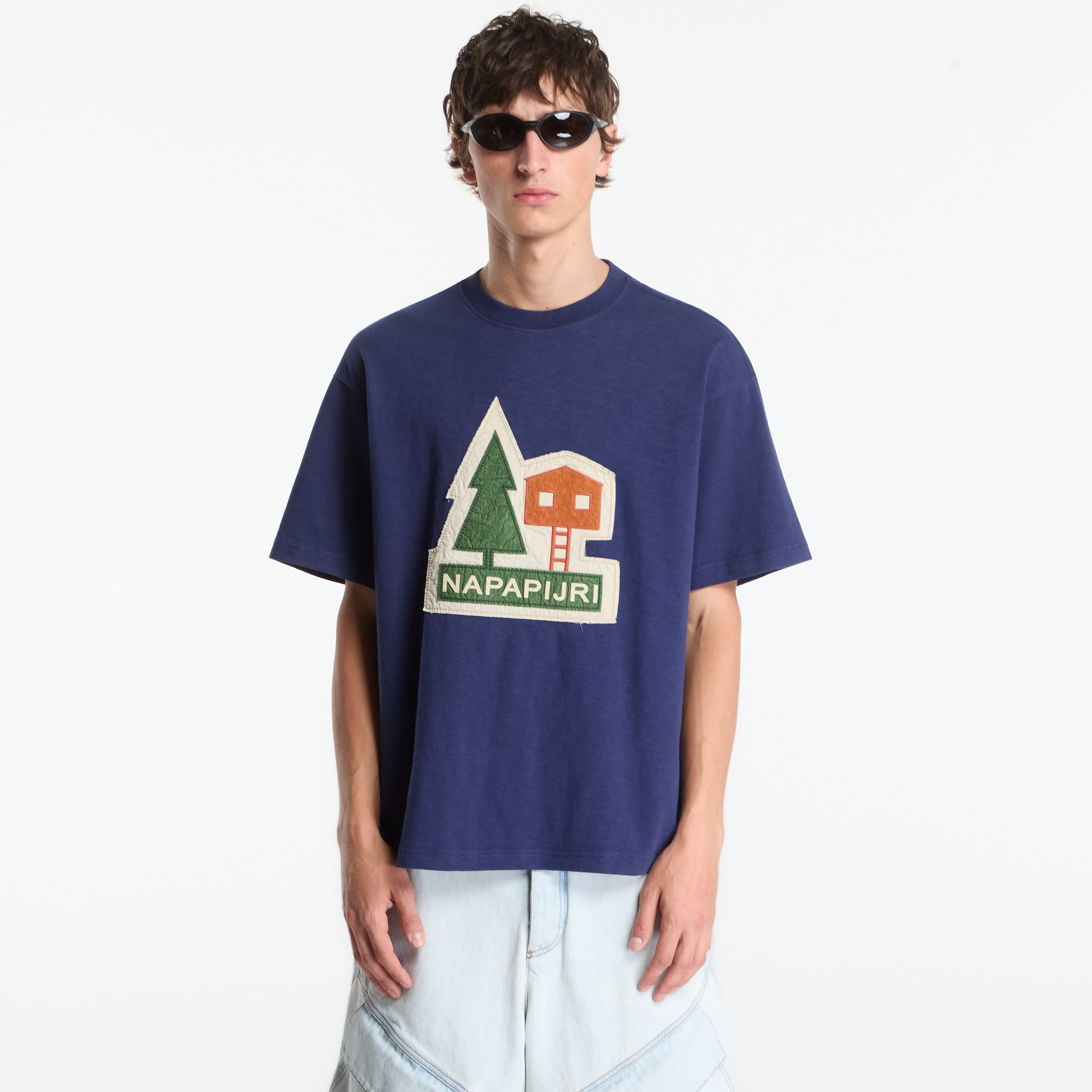 Tričko Napapijri S-Trahus T-Shirt Naval Academy M