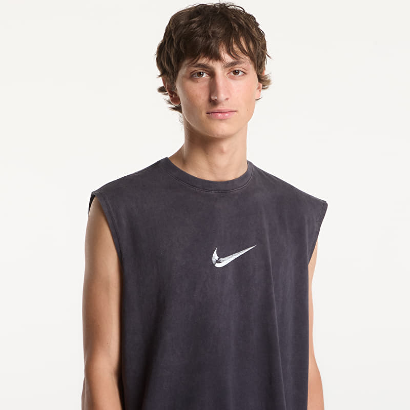 T-Shirt Nike Men's Sleeveless T-Shirt Black/ White