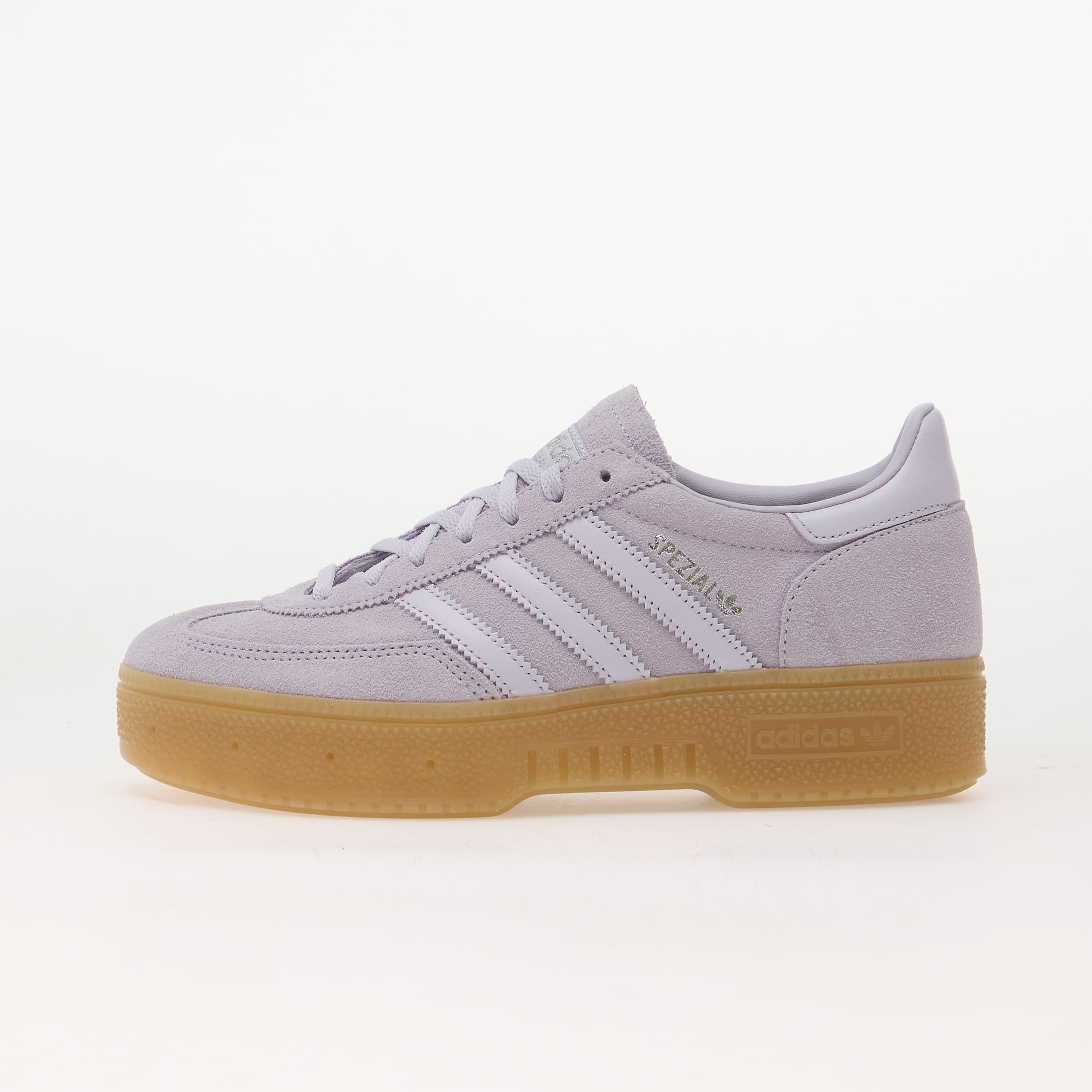 Sneakers adidas Handball Spezial Bold Silver Dawn/ Frozen Purple/ Gum 3 UK 8.5