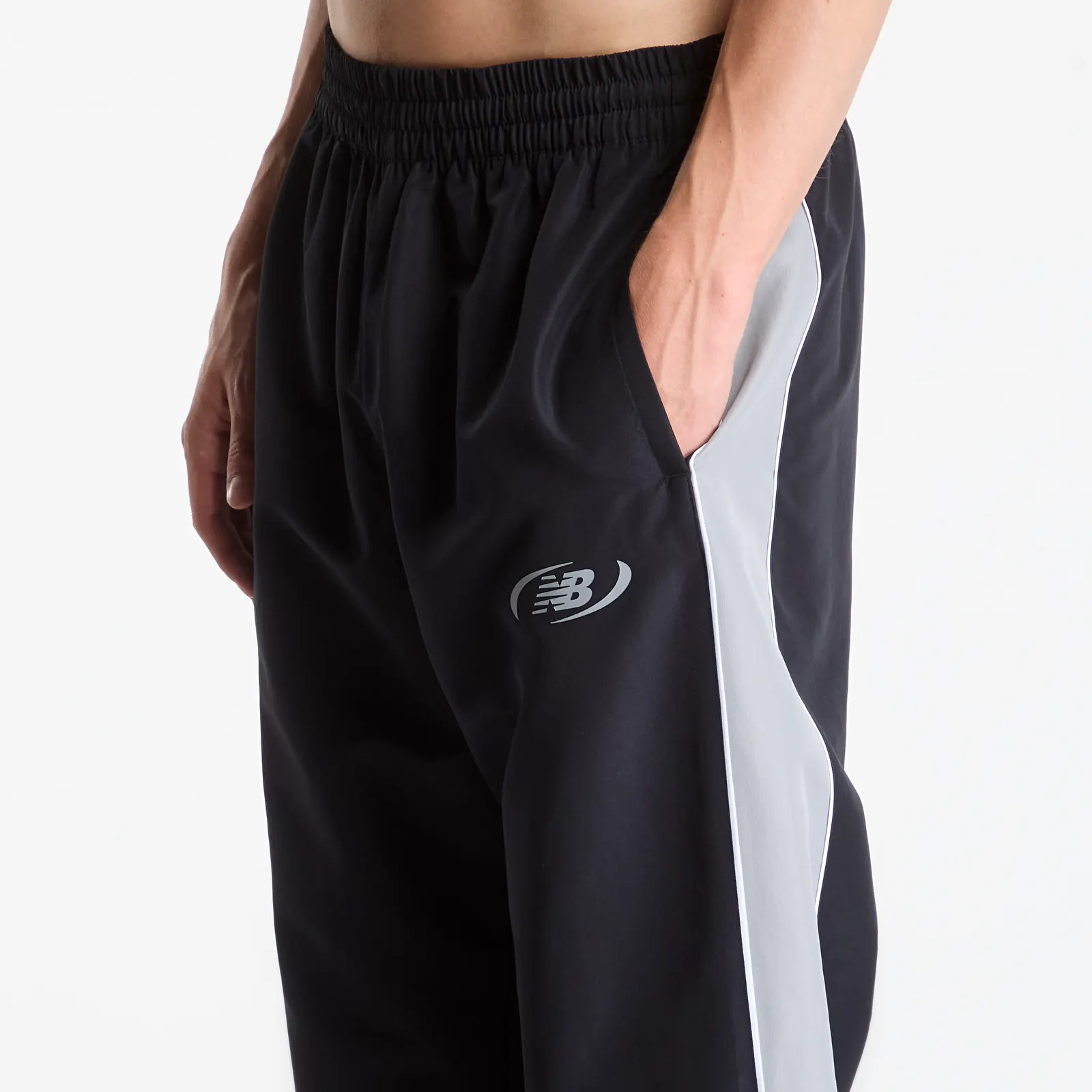 Pants New Balance Trackside Woven Pant Black/ Slate Grey