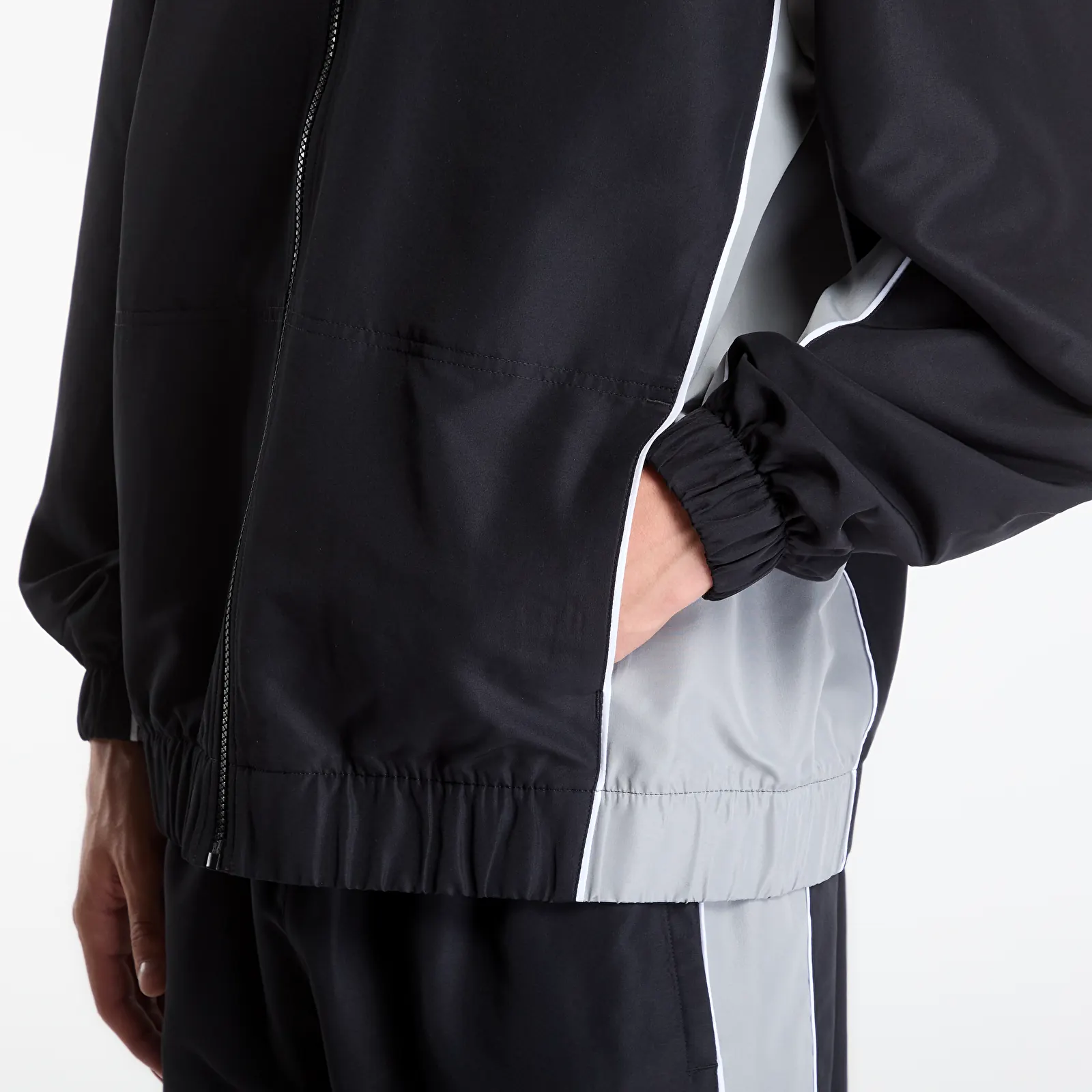 Geci New Balance Trackside Woven Jacket Black/ Slate Grey