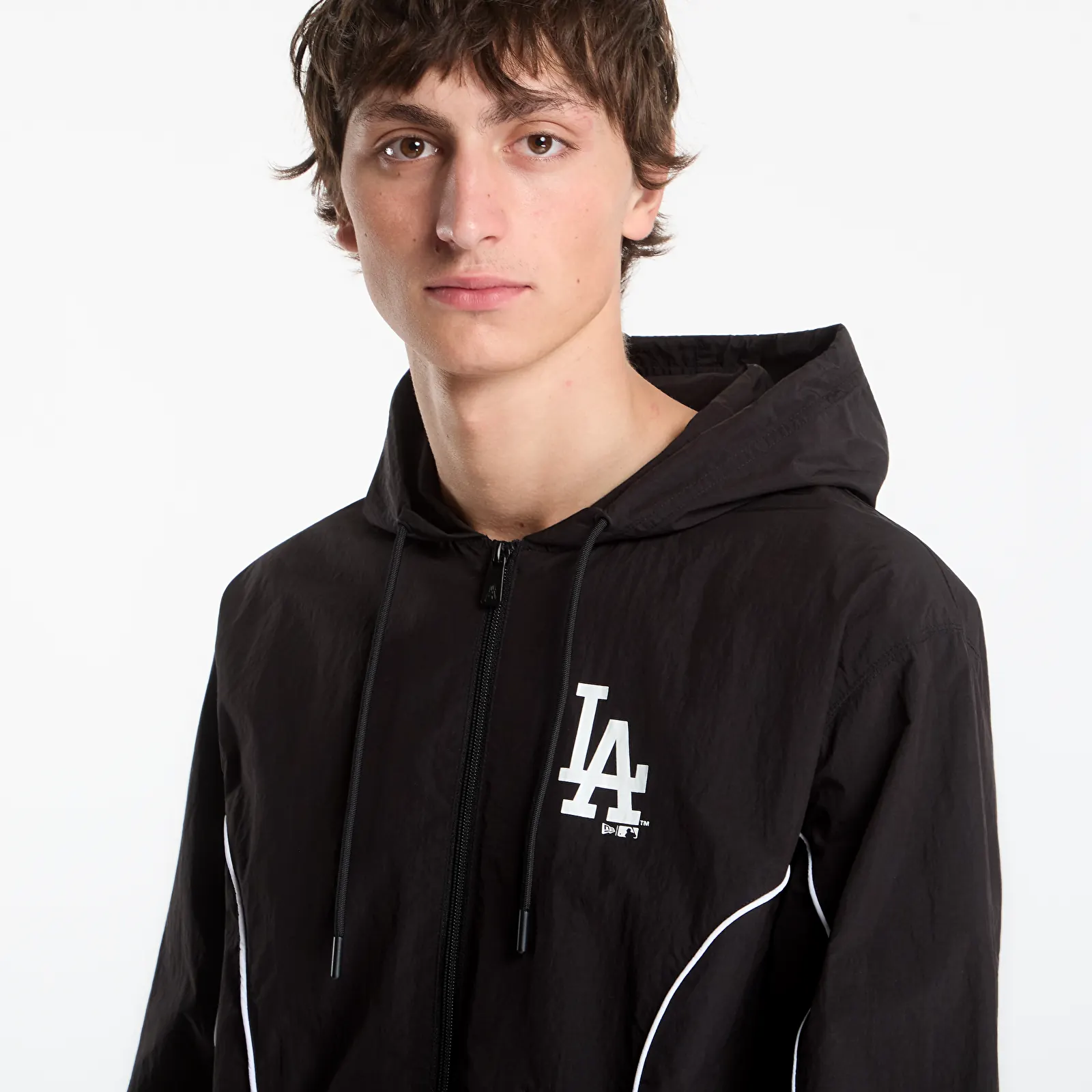 Kurtki wiatrówki New Era MLB Los Angeles Dodgers UNISEX Black