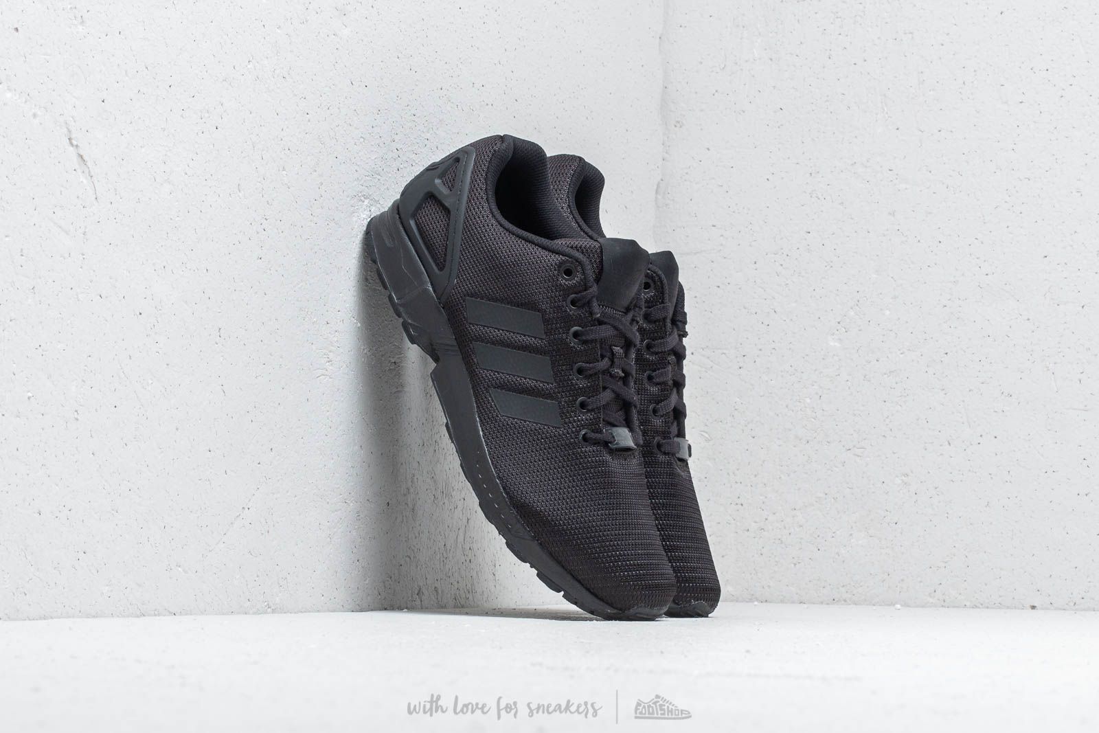 Men's shoes adidas ZX Flux Core Black/ Core Black/ Dark Grey