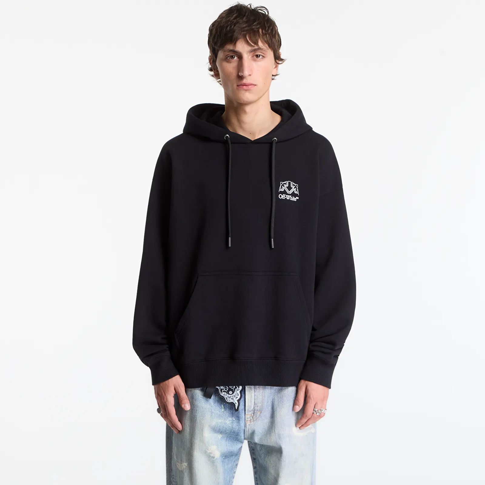 Hoodies and sweatshirts  Off-White Offline Half Arrow Skate Hoodie UNISEX Black