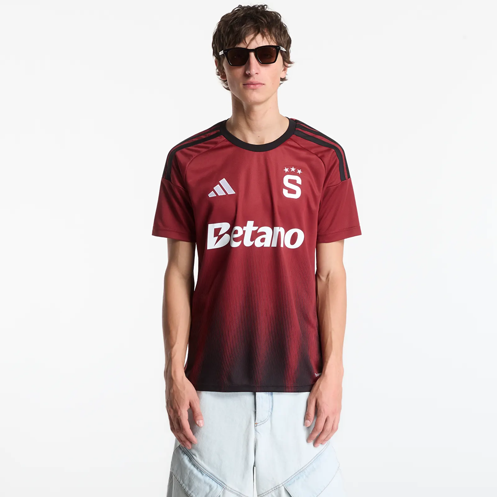Truien adidas AC Sparta Prague 26/27 Home Jersey Noble Maroon/ Black/ White