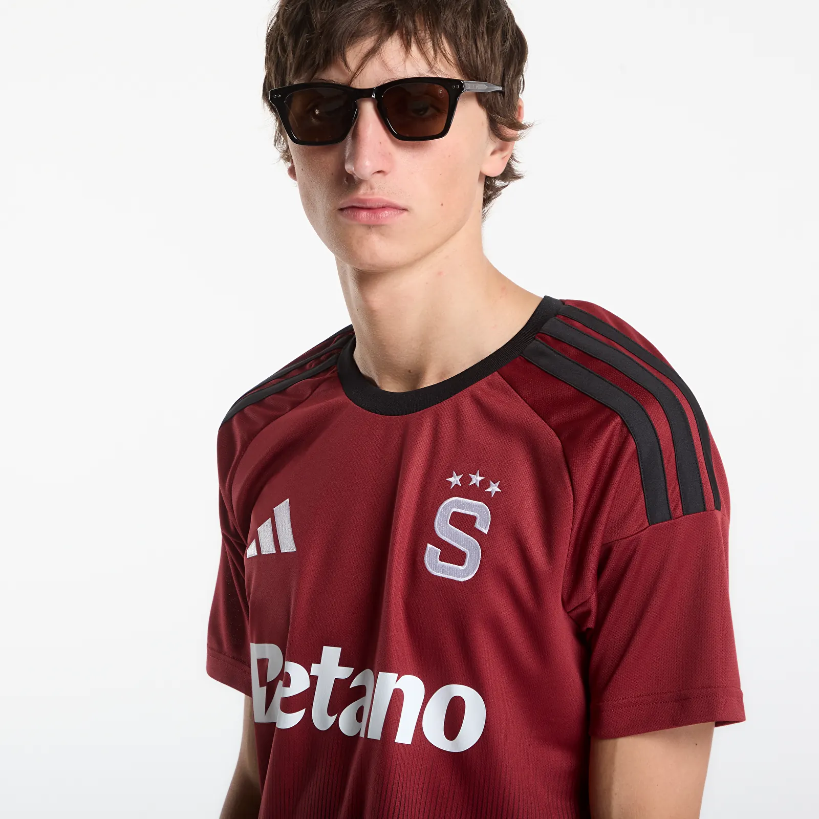 Truien adidas AC Sparta Prague 26/27 Home Jersey Noble Maroon/ Black/ White