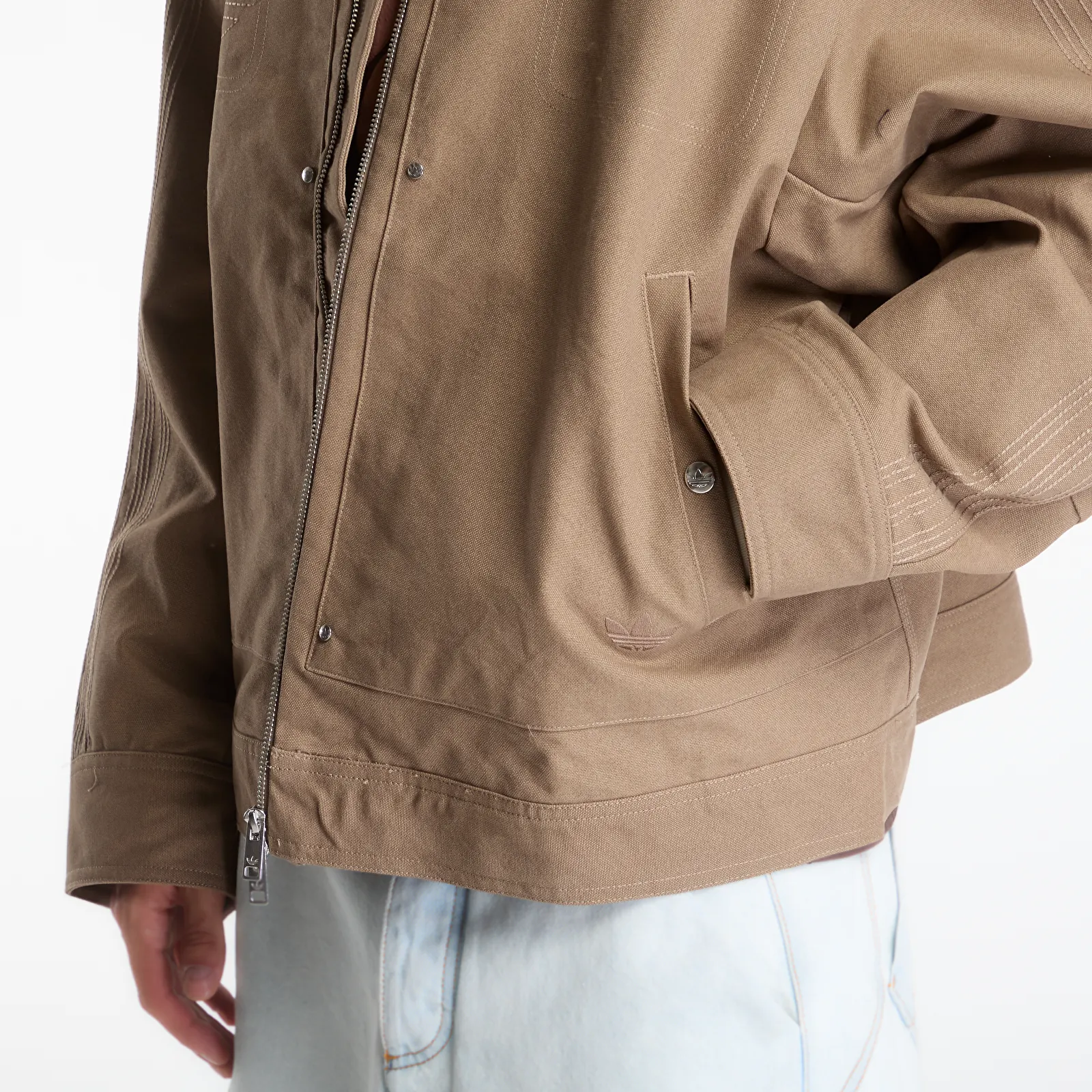 Men's jackets adidas Premium Essentials Bomber Jacket Khaki Six