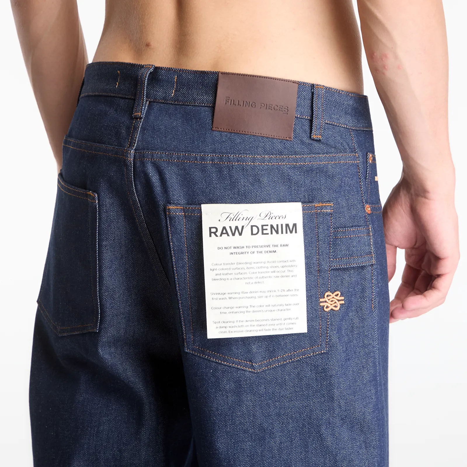 Pantalones de hombre Filling Pieces Denim Pants Raw Indigo