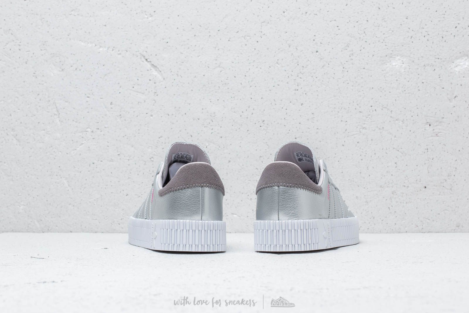 Adidas originals samba rose metallic sale silver