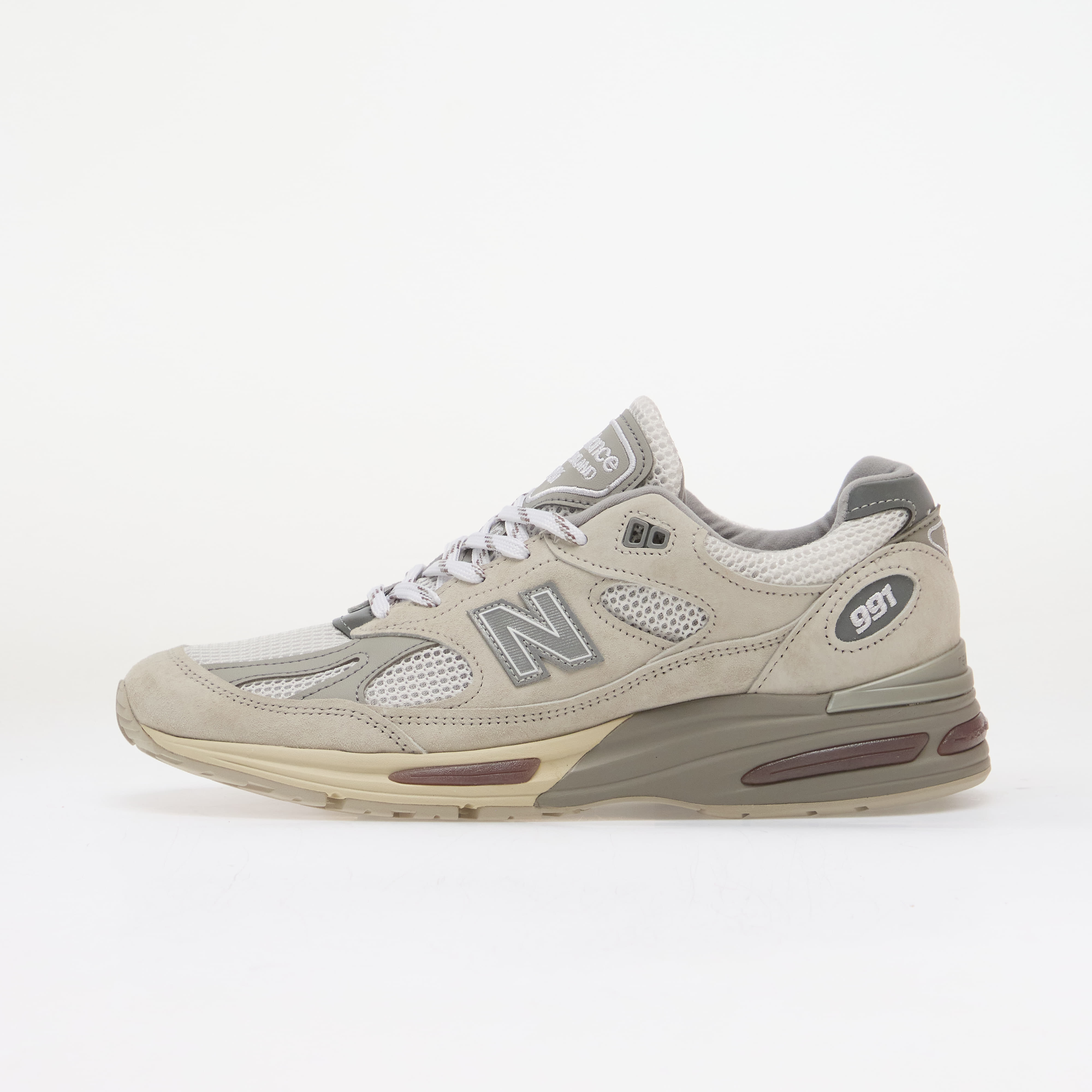 Sneakers New Balance 991 Wind Chime/ Brilliant White/ Flint Gray UK 6.5