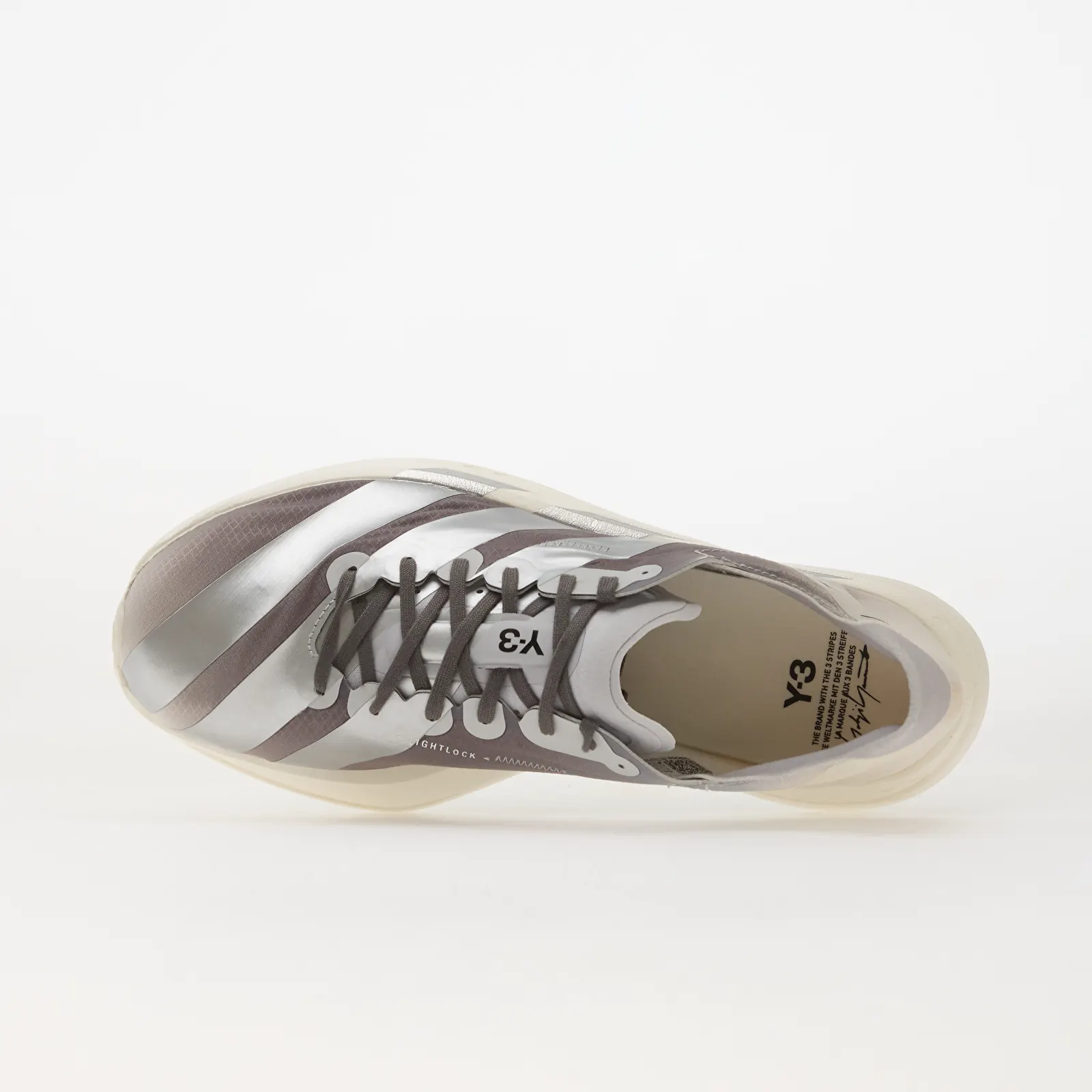 Buty męskie Y-3 Adios Pro 4 Chalk White/ Silver Met./ Lgh Solid Grey