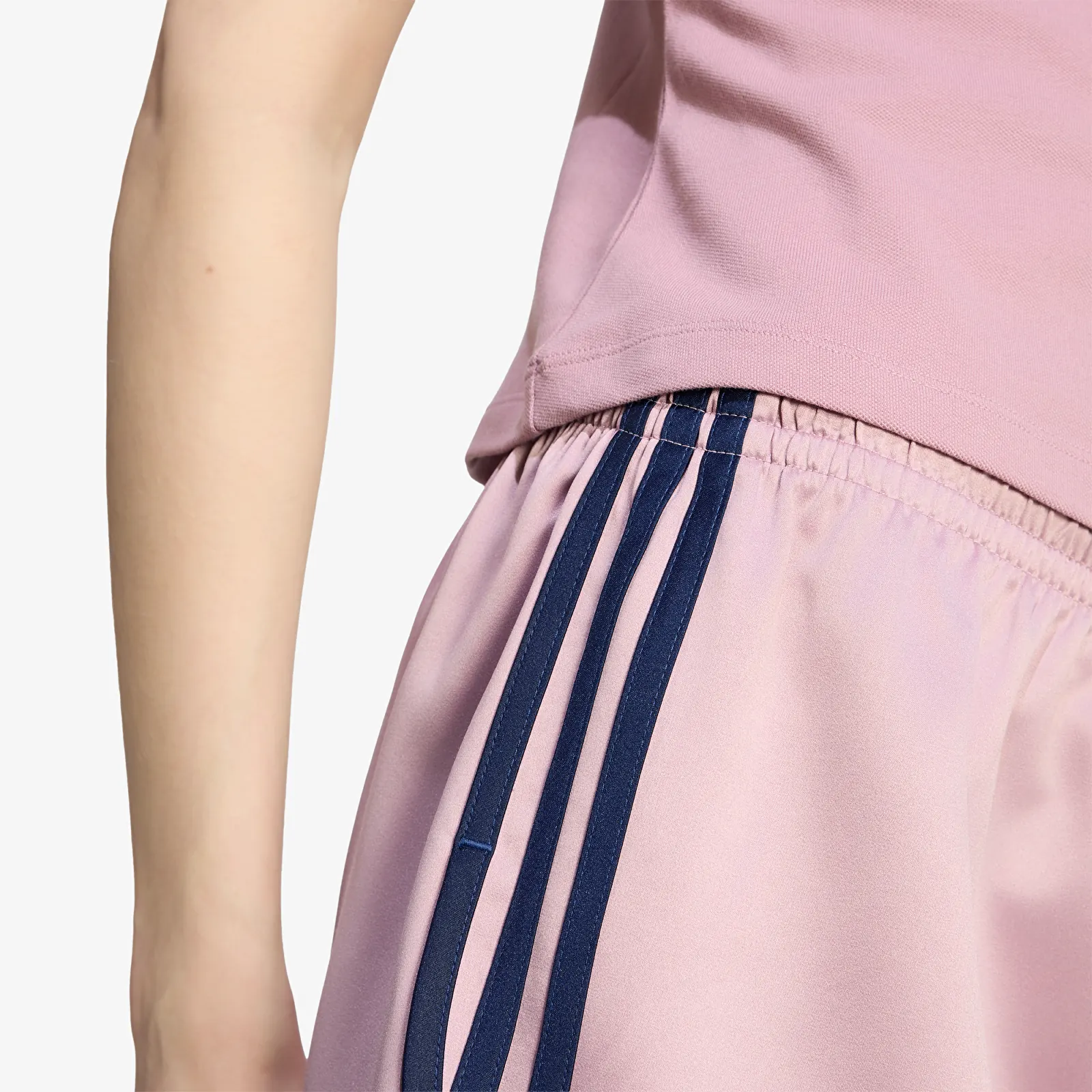 Shorts adidas Satin 3s Sprinter Short Magic Mauve/ Night Indigo