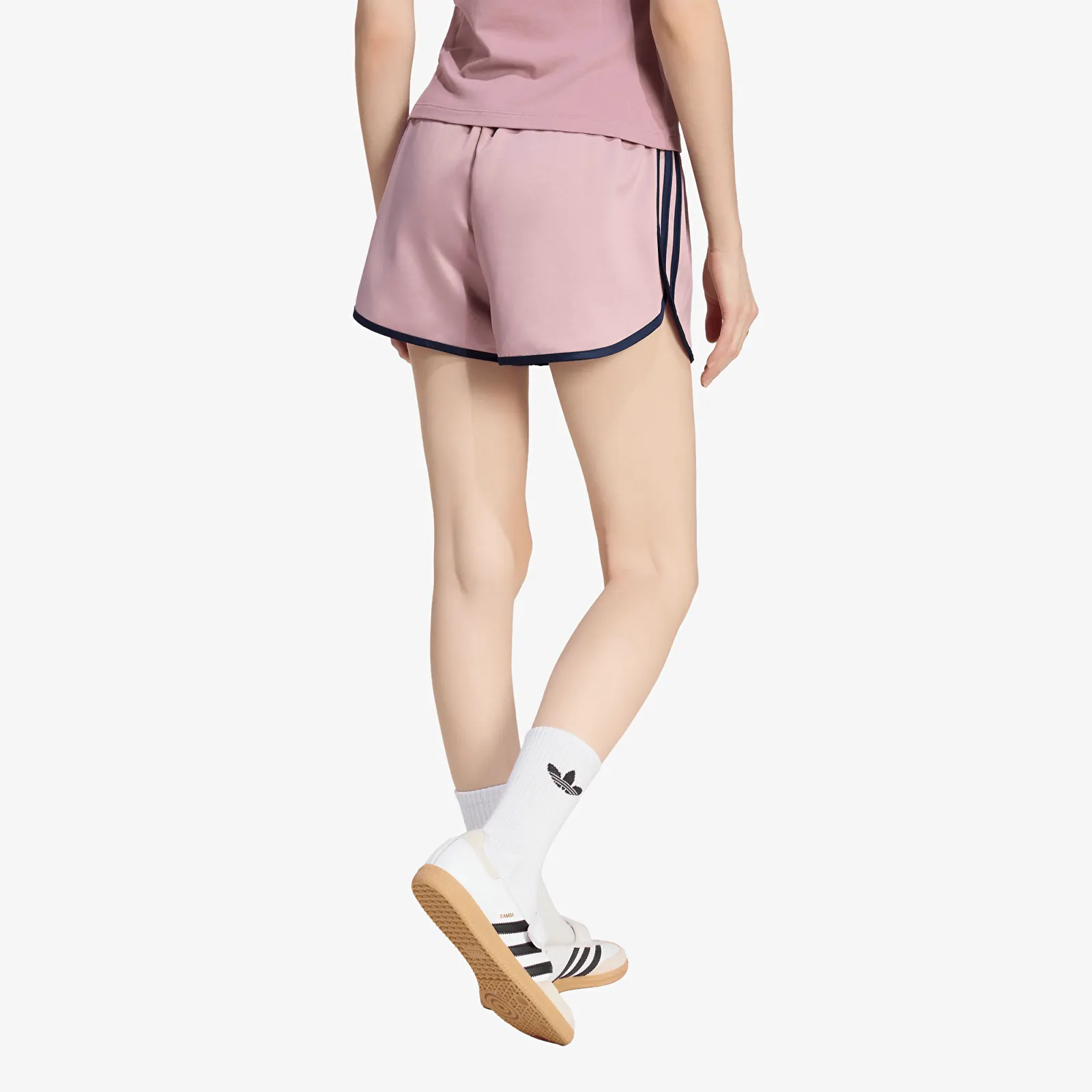 Shorts adidas Satin 3s Sprinter Short Magic Mauve/ Night Indigo