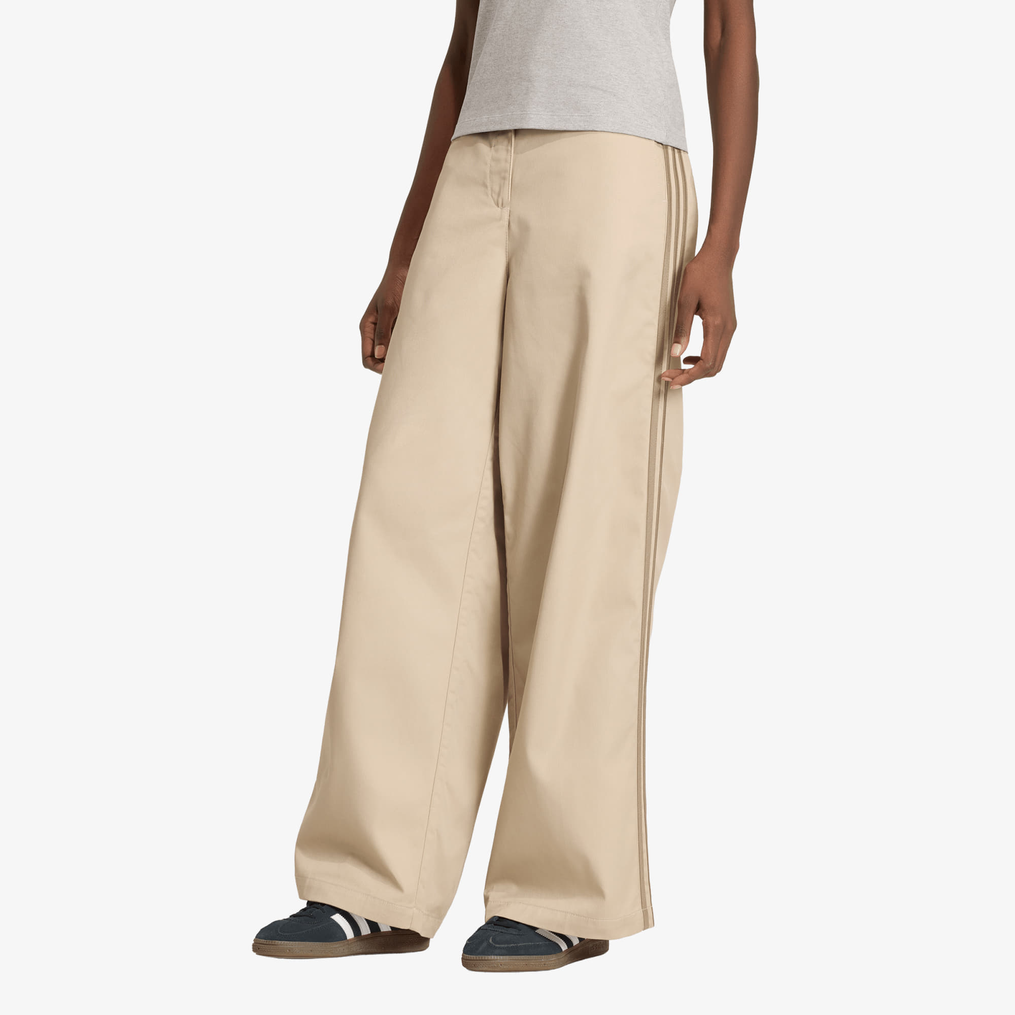 Kalhoty adidas Tailored Pants Khaki Three/ Khaki Six/ Cream White 12