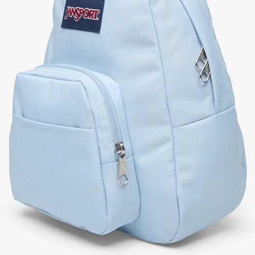 jansport cool student backpack bleached denim blue or school Tough and Stylish JanSport Denim