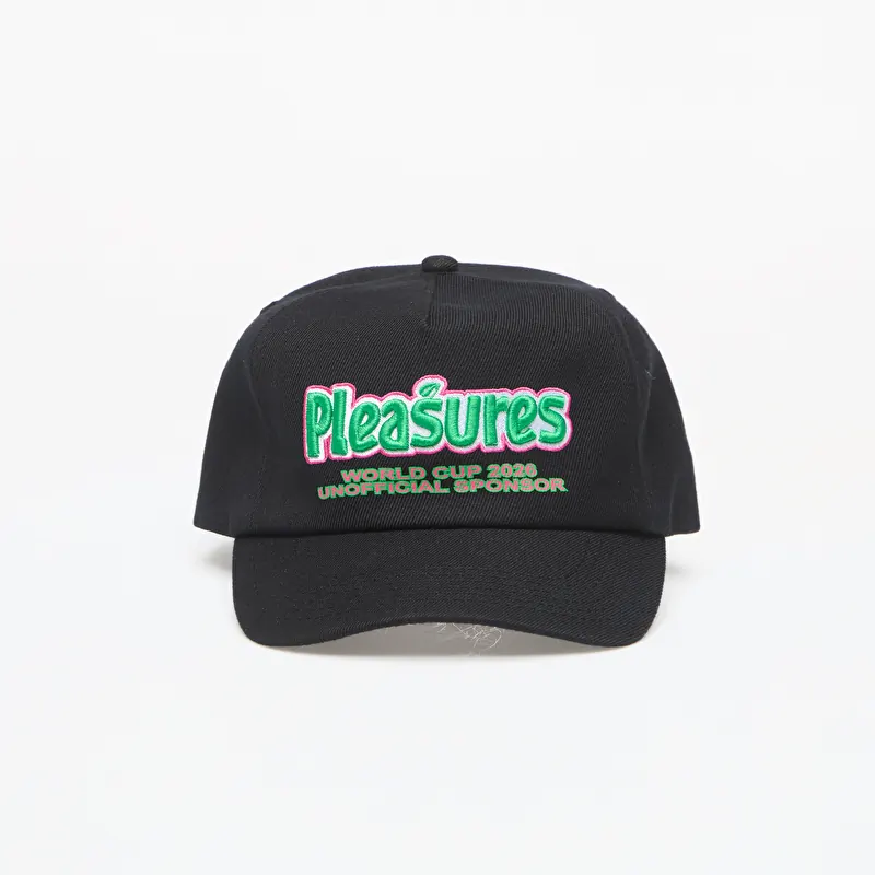 Pet PLEASURES Sponsor 5 Panel Snapback Black