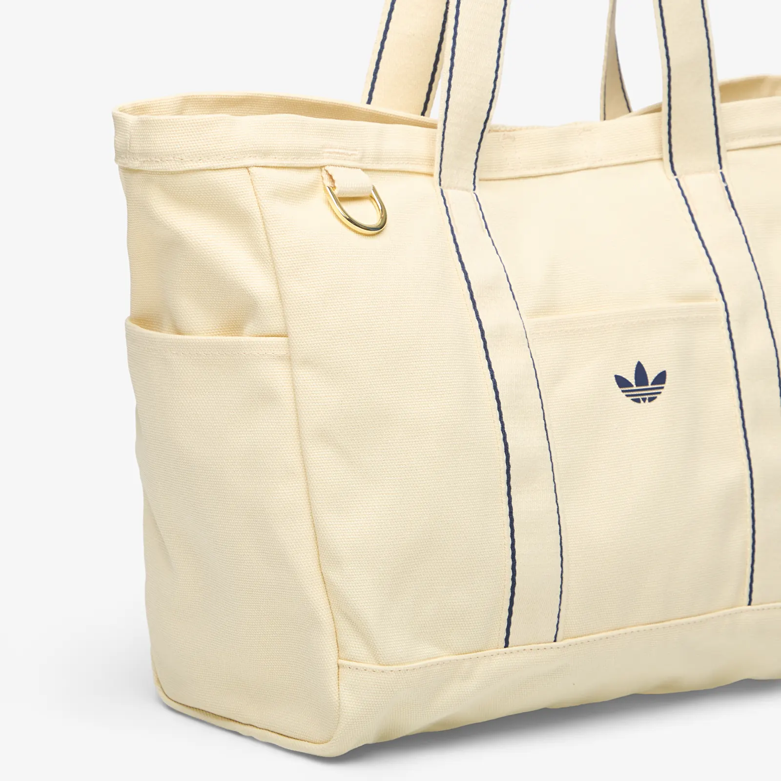 Genți crossbody adidas OG Sport Canvas Tote Bag Warm Vanilla/ Night Indigo/ Gold Met.