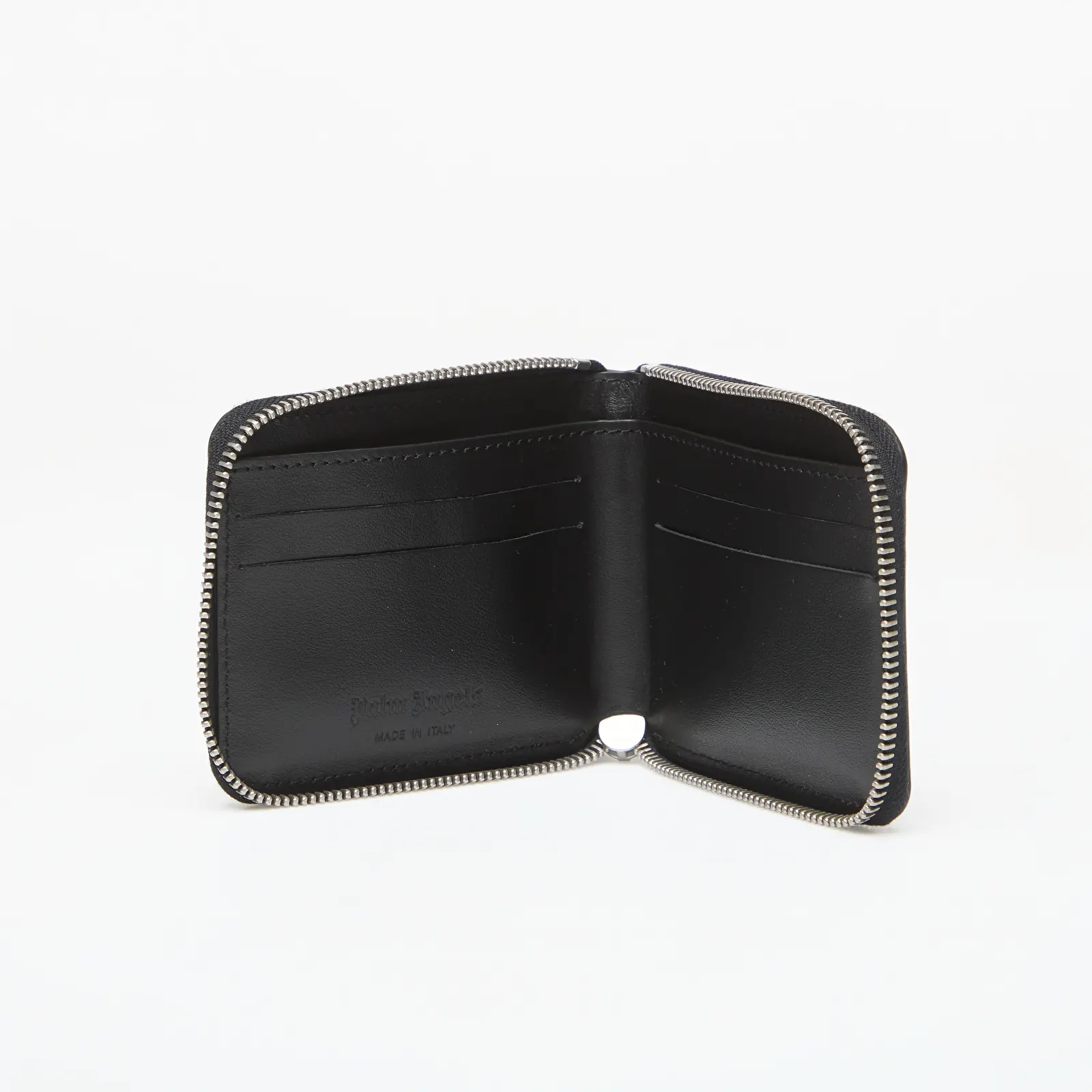 Portofele Palm Angels Classic Logo Zip Around Black/ Off White