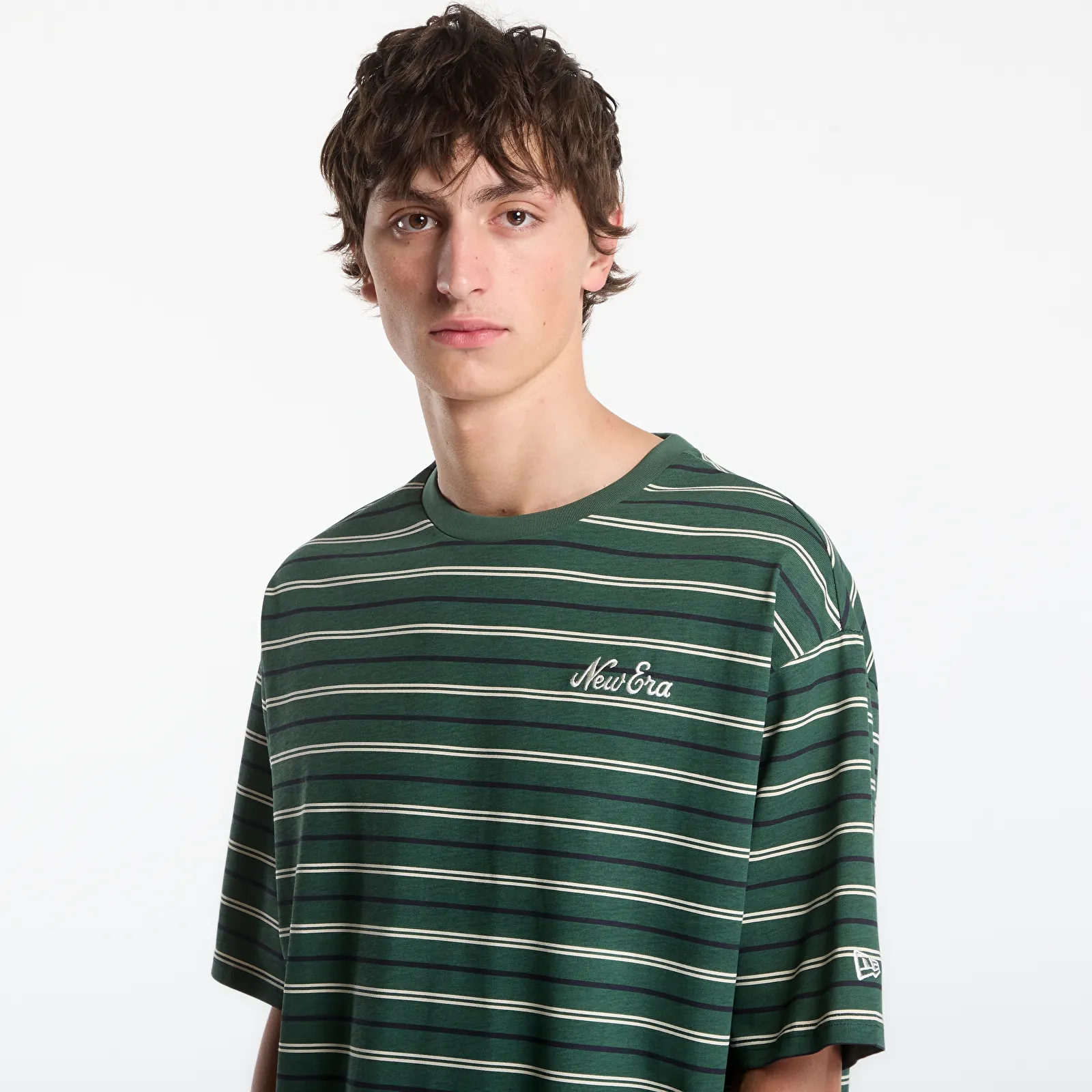 Футболки New Era Stripe OS Tee UNISEX Latte
