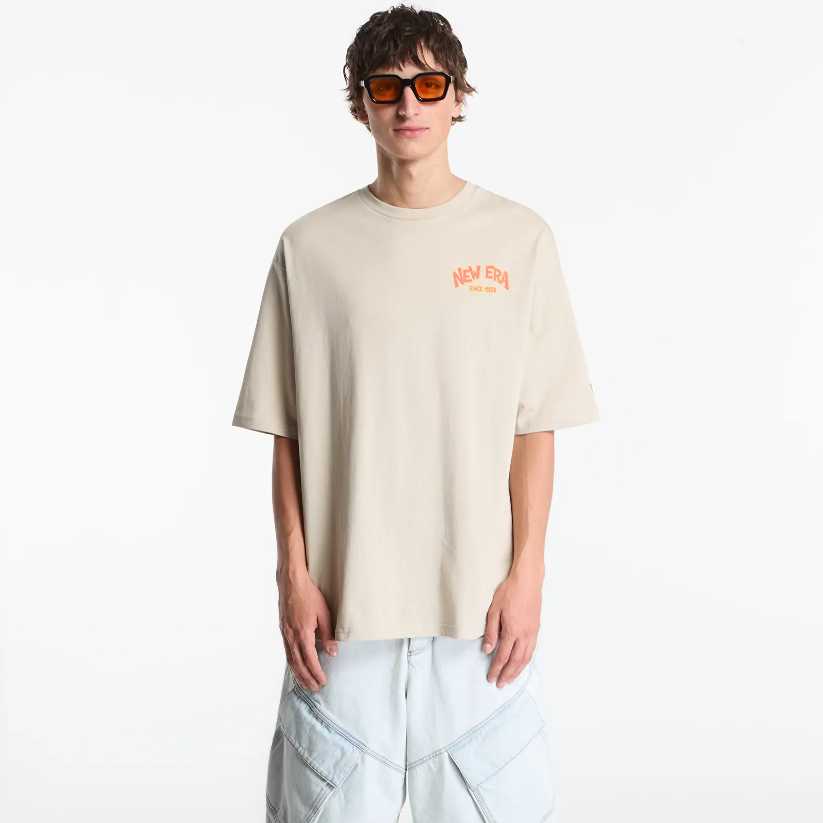 T-shirts New Era Food Character Graphic OS Tee UNISEX Stone