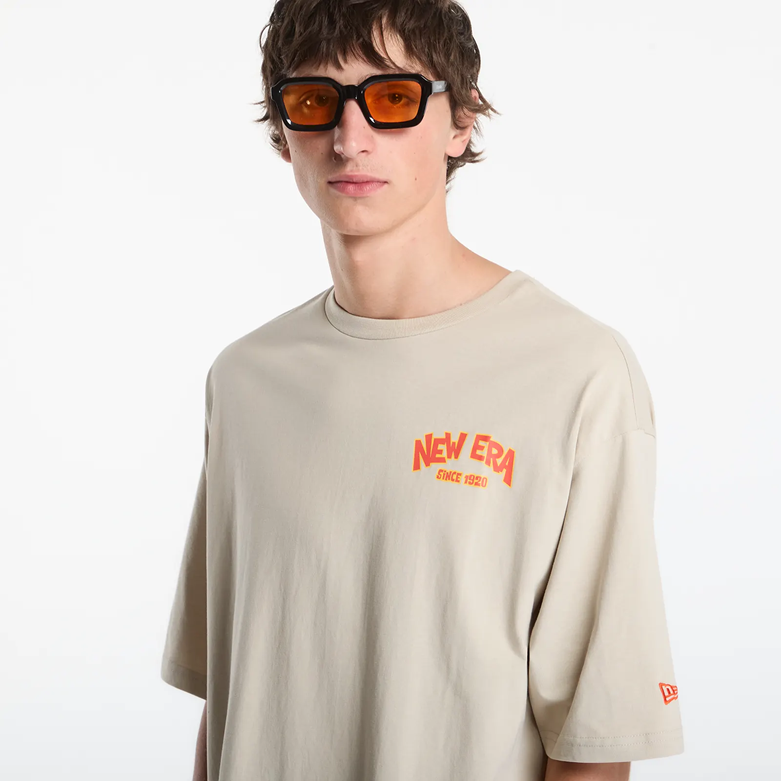 T-shirts New Era Food Character Graphic OS Tee UNISEX Stone