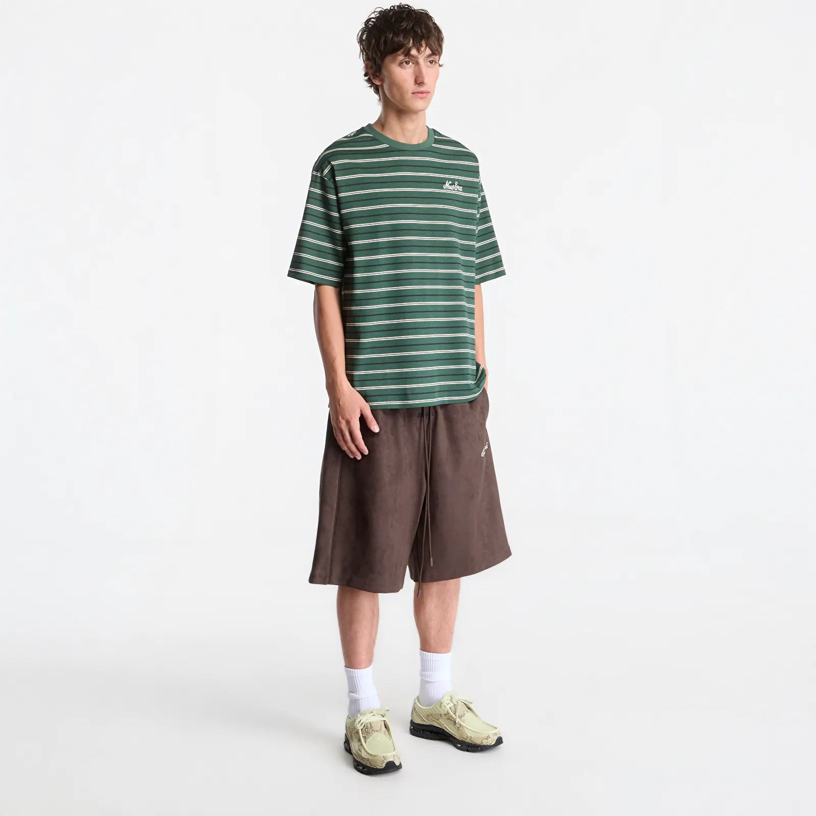 Футболки New Era Stripe OS Tee UNISEX Latte