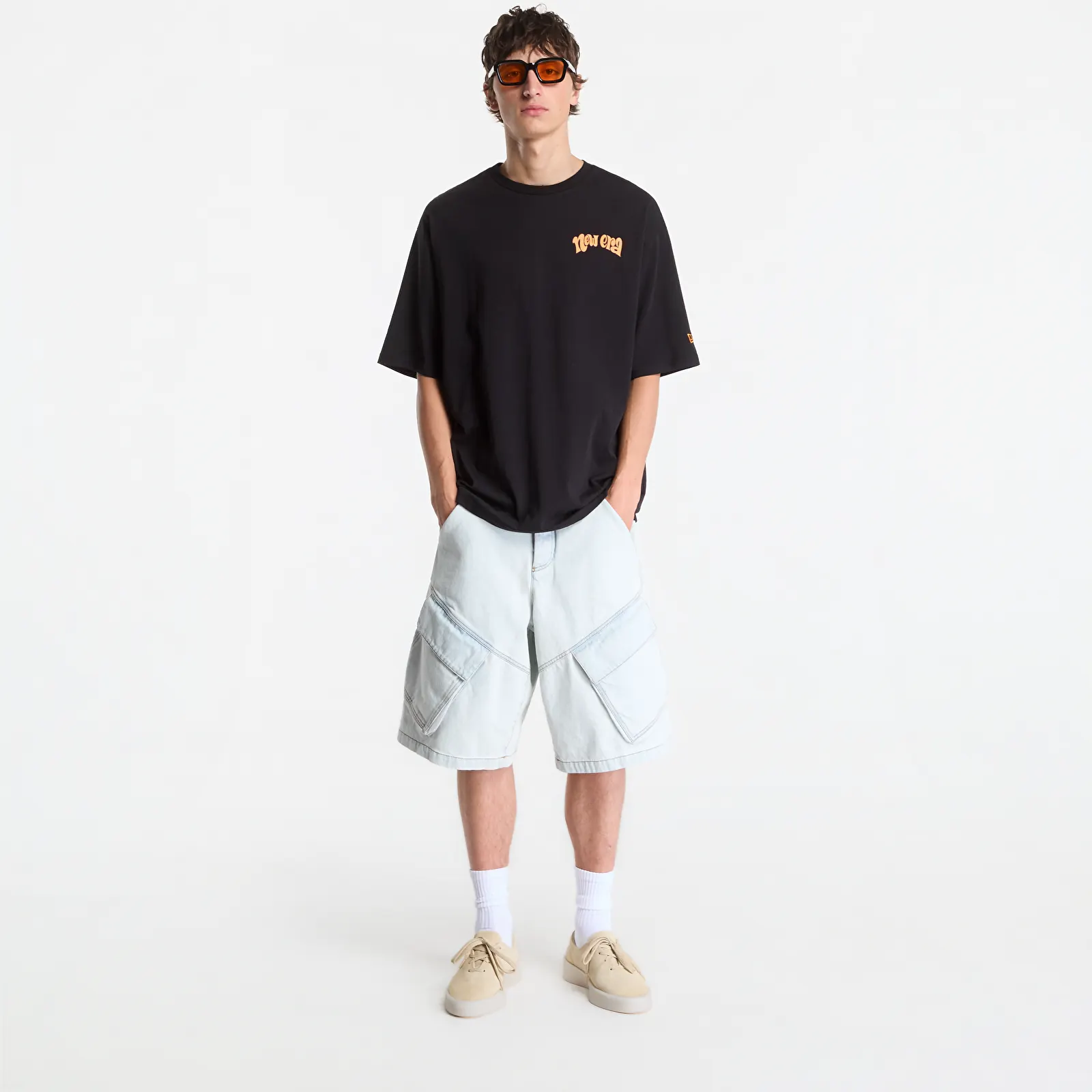 Trička New Era Food Character Graphic OS Tee UNISEX Black