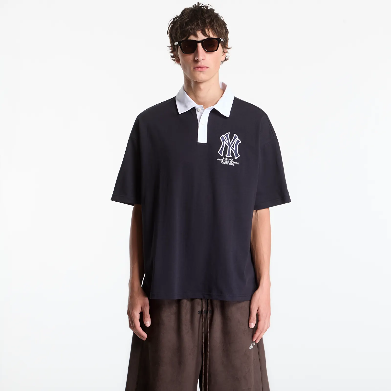 Trička New Era MLB Polo New York Yankees UNISEX Navy