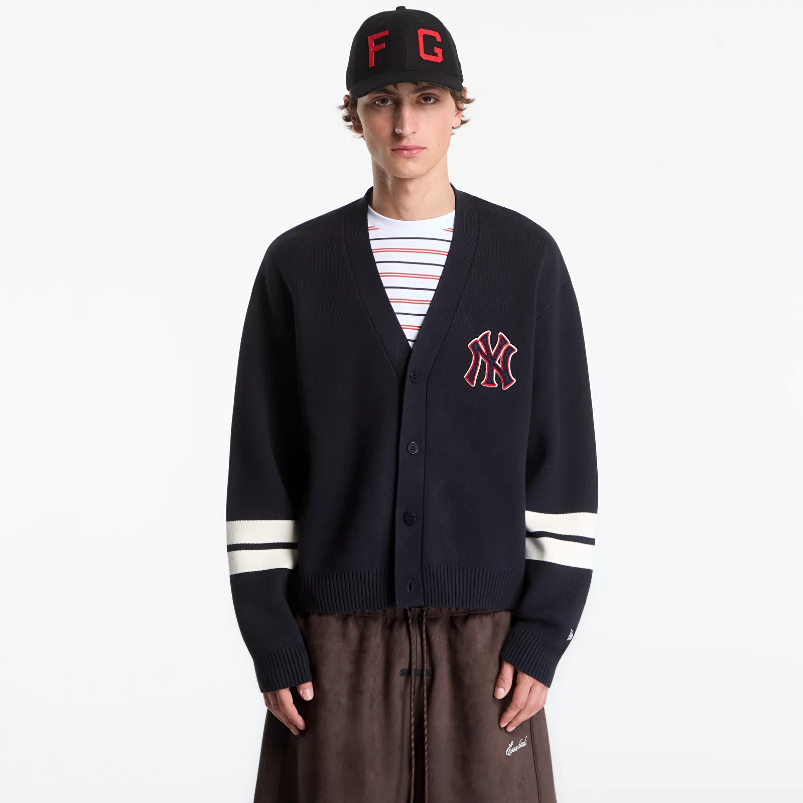 Cardigans New Era MLB Knit Cardigan New York Yankees UNISEX Navy