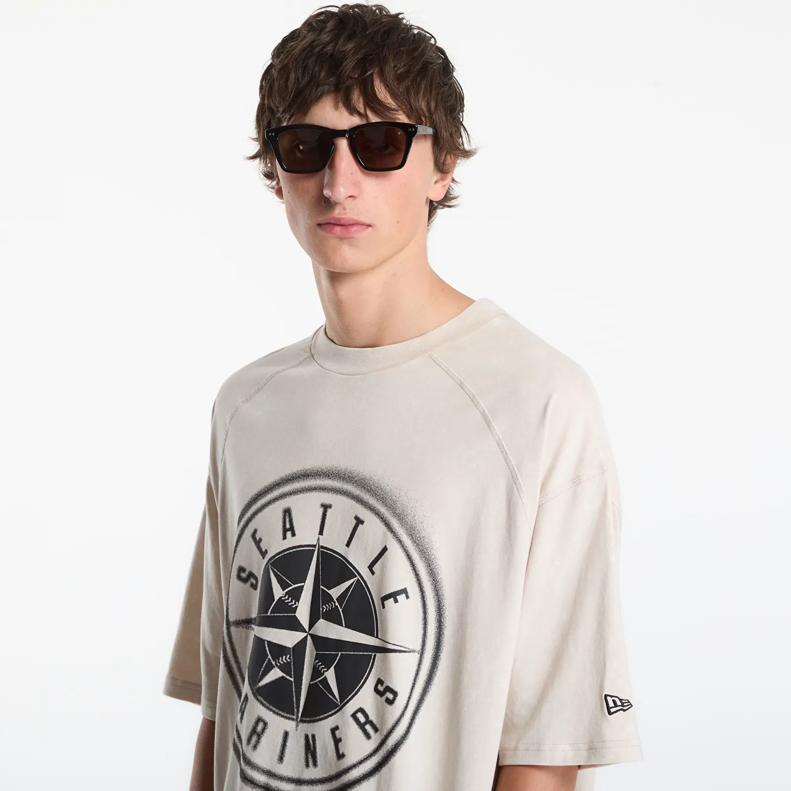 T-Shirts New Era MLB Seattle Mariners UNISEX Stone