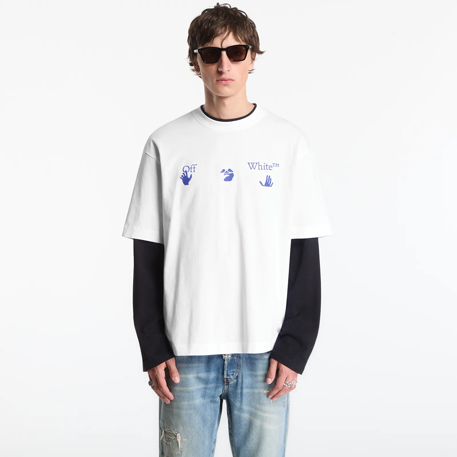 Koszulki Off-White Bacco Arrow Skate S/S Tee UNISEX White